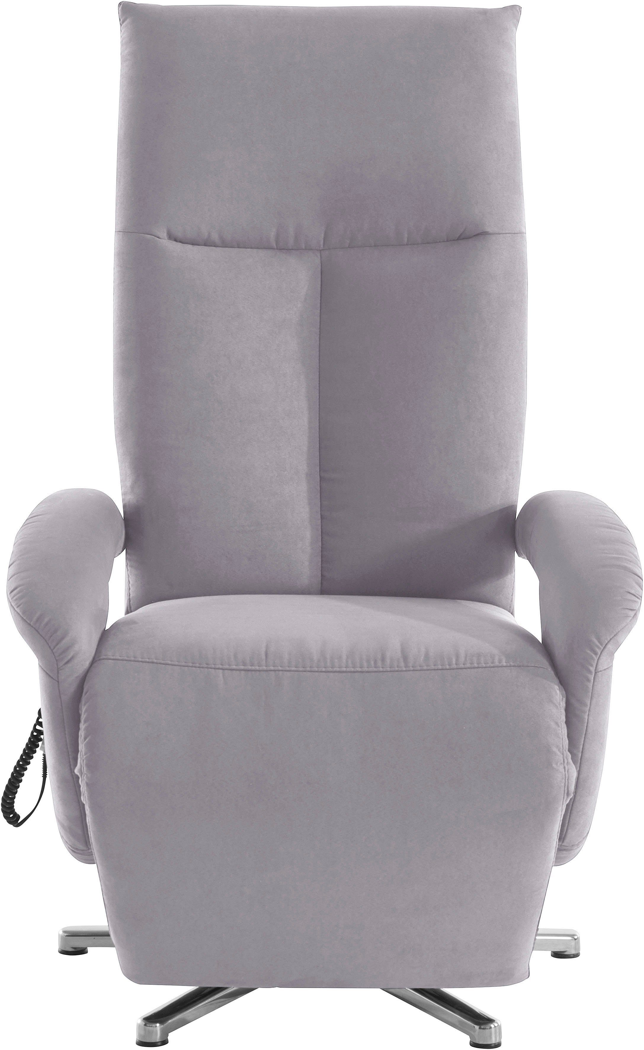 sit&more Relaxfauteuil Tycoon met verstelbare hoofdsteun en 360° draaifunctie keuze tussen handmatige of elektrische functie, ook met accu (draadloos)