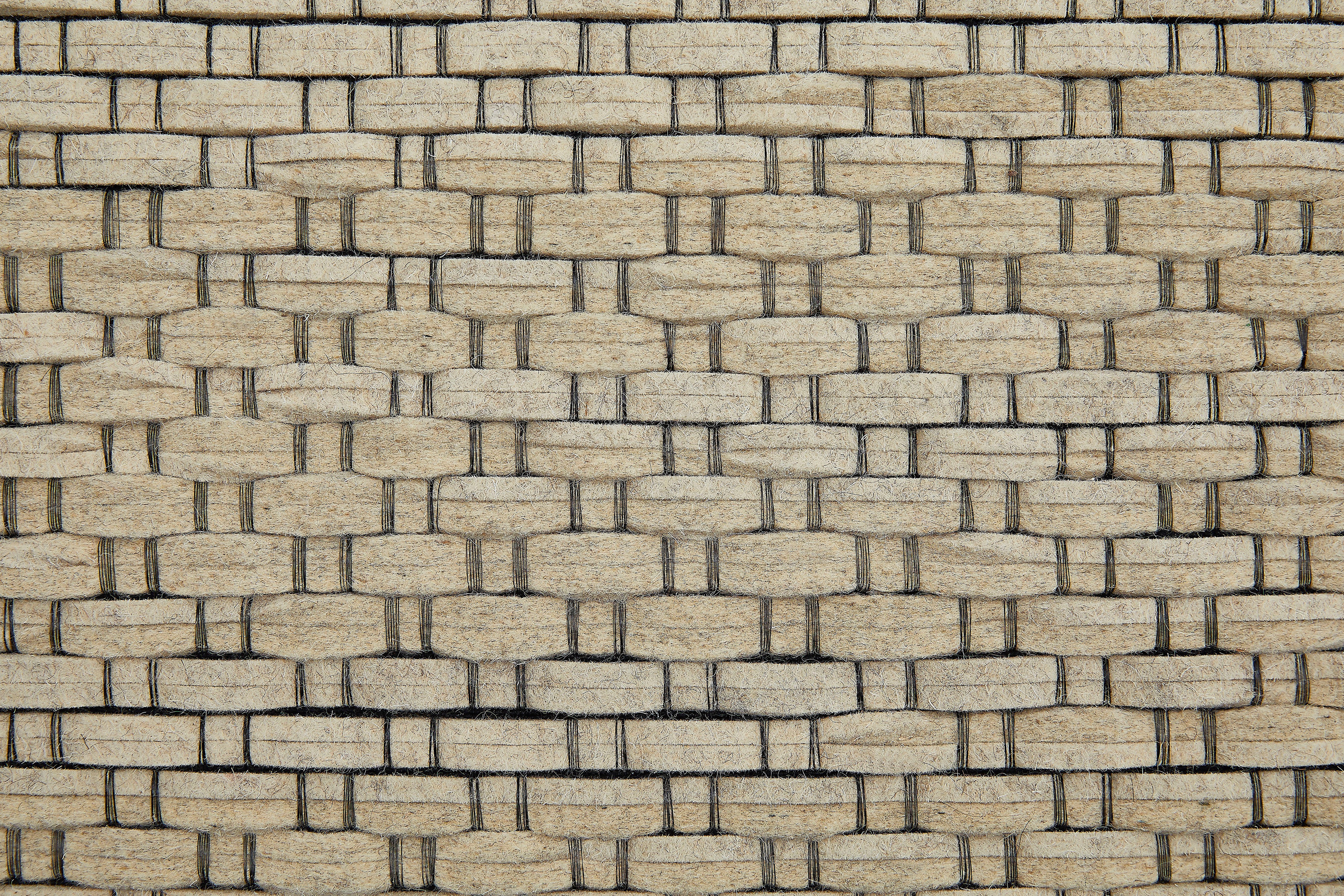 LUXOR living Wollen kleed Nora Handgeweven kleed, platweefsel, met de hand geweven, zuivere wol