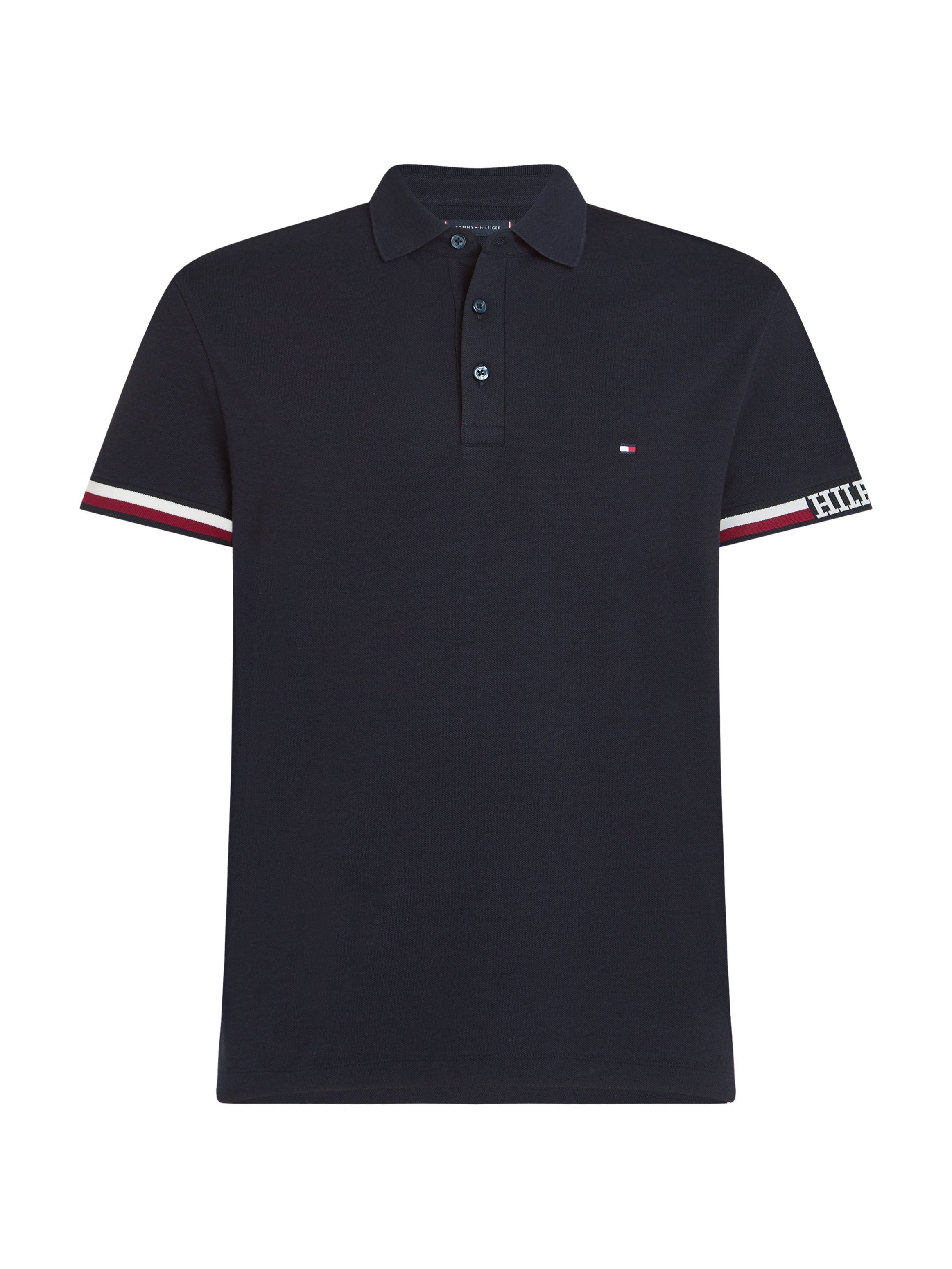 Tommy Hilfiger Poloshirt MONOTYPE FLAG CUFF SLIM FIT POLO