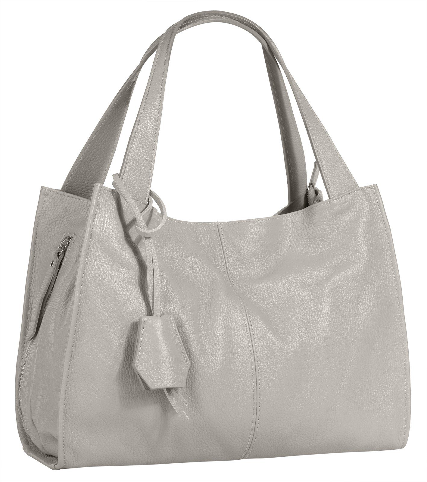 Cluty Shopper echt leer, made in italy