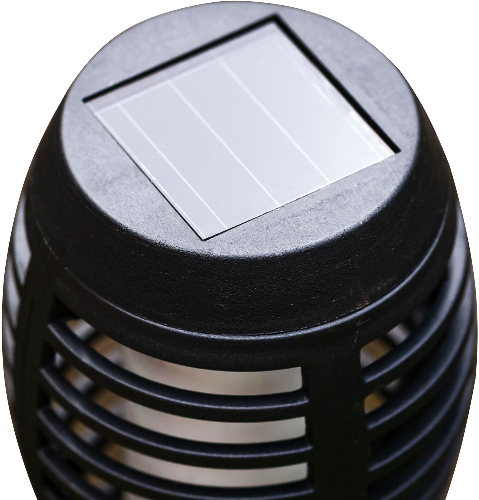 näve Led-solarlamp Fanilo 5-lamps hanglamp in zwart: elegant, minimalistisch metalen design, perfect boven eettafels of keukeneilanden (5 stuks)