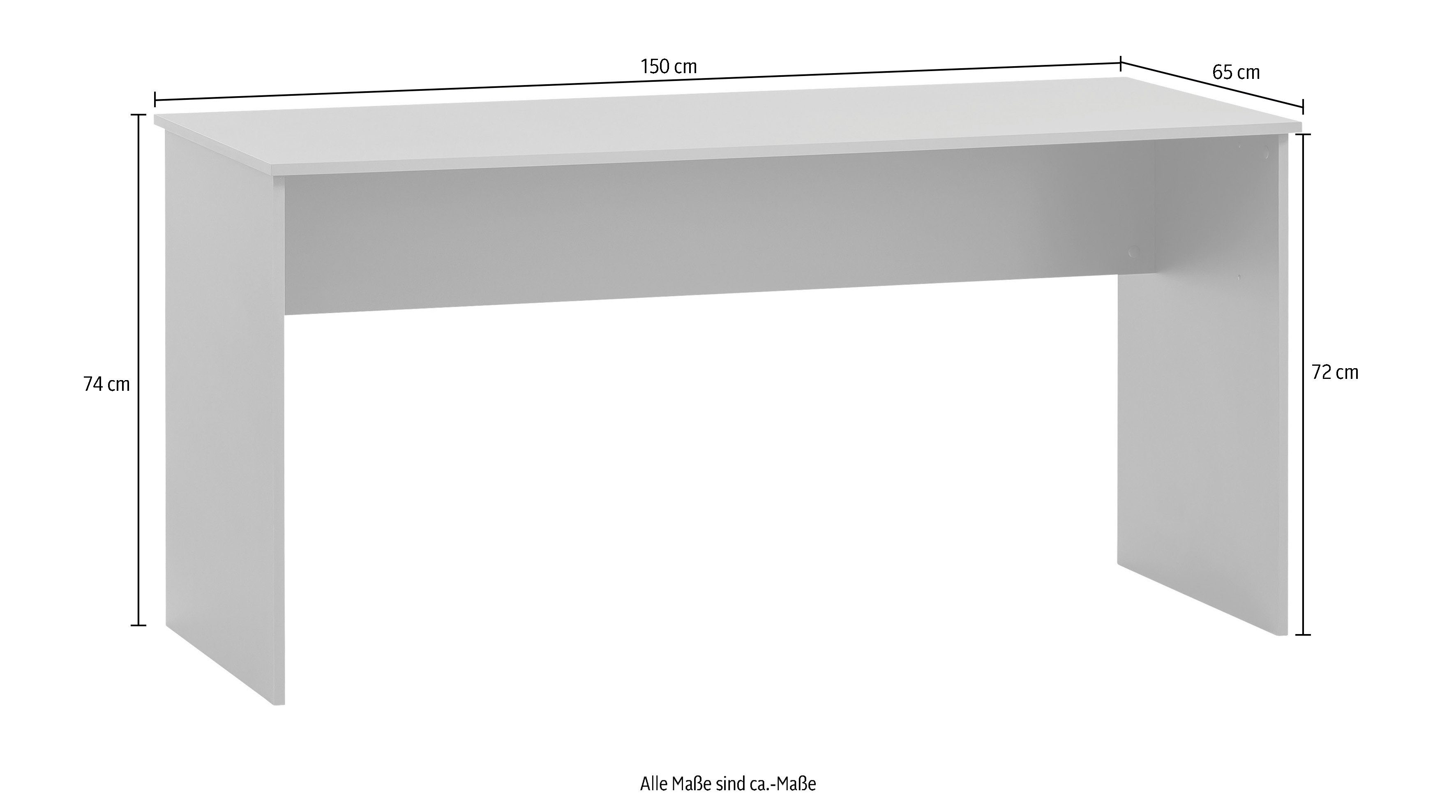 Schildmeyer Bureau Serie 500 Breedte 150 cm