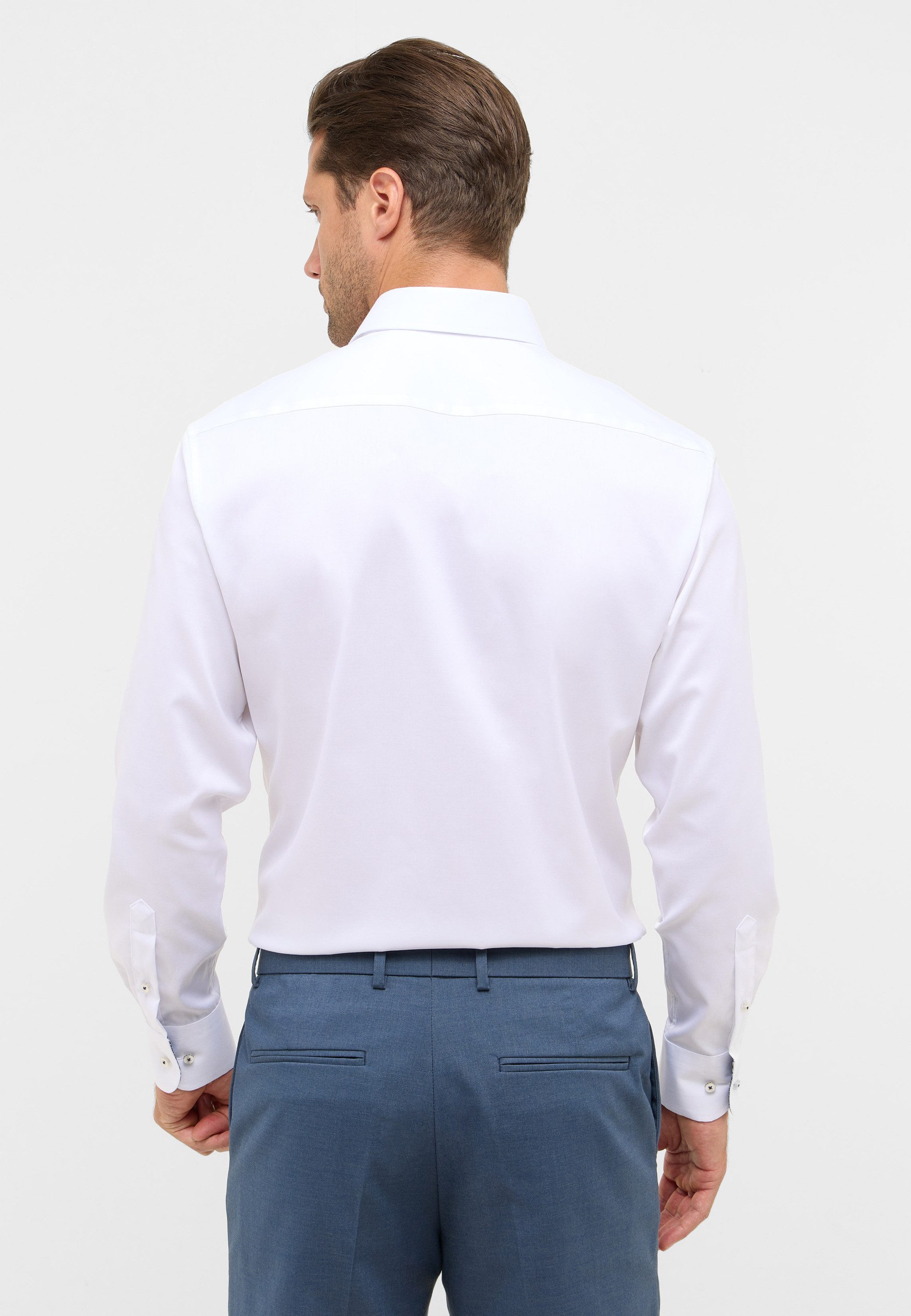 Eterna Overhemd met lange mouwen MODERN FIT NON IRON (strijkvrij)
