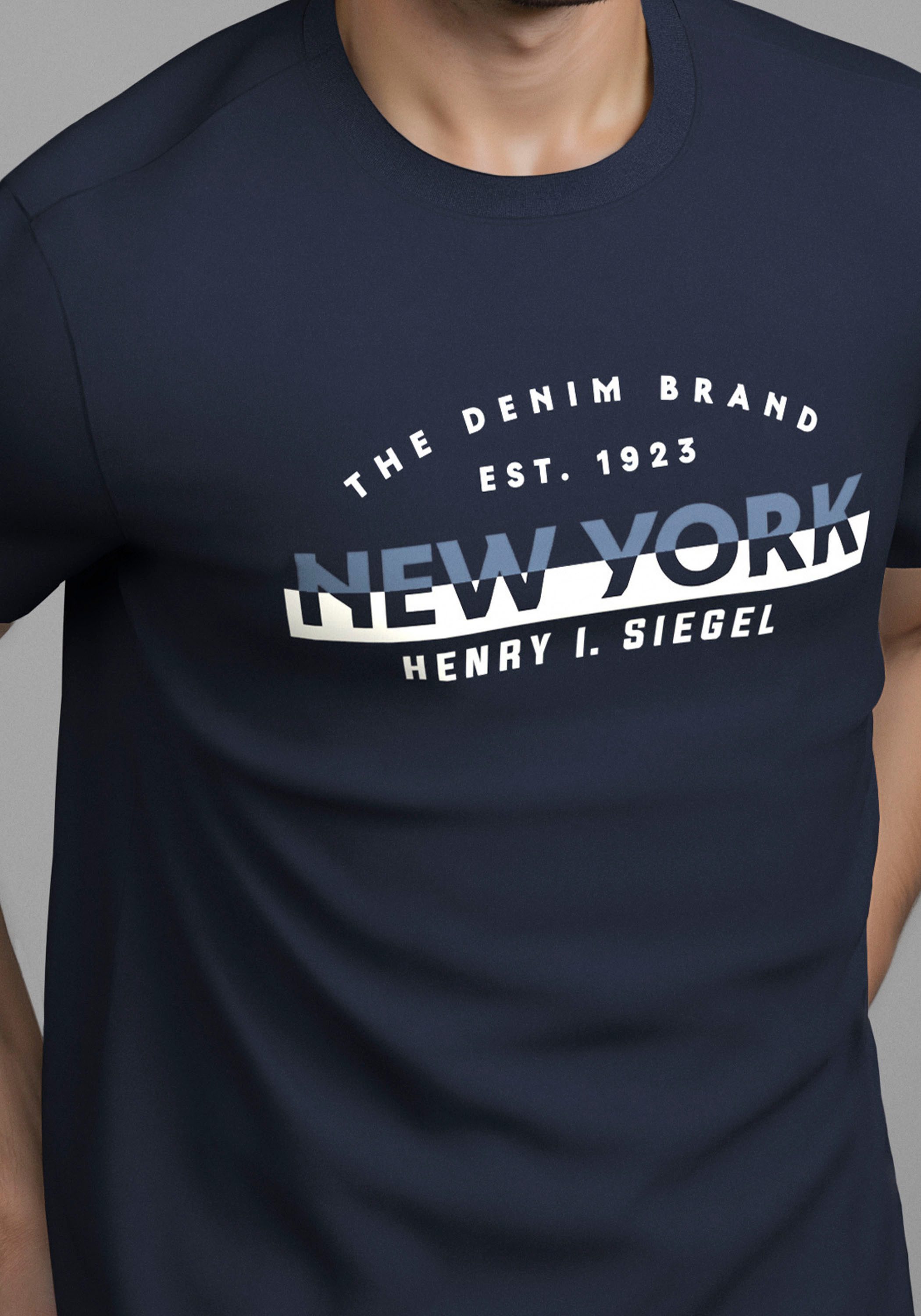 H.I.S Shirt met ronde hals Nieuwe collectie!