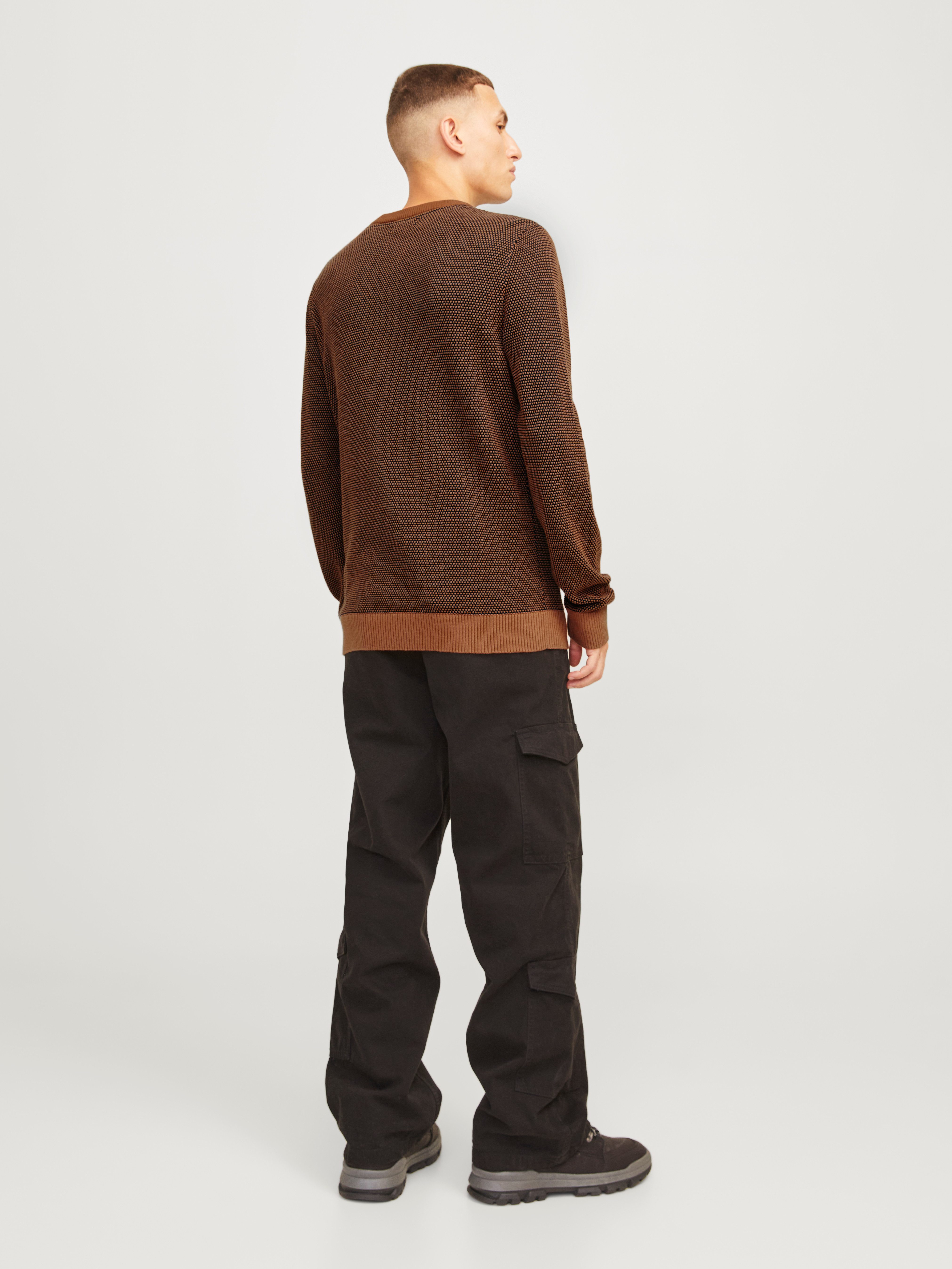 Jack & Jones Trui met ronde hals JJEGLOBE KNIT CREW NECK NOOS
