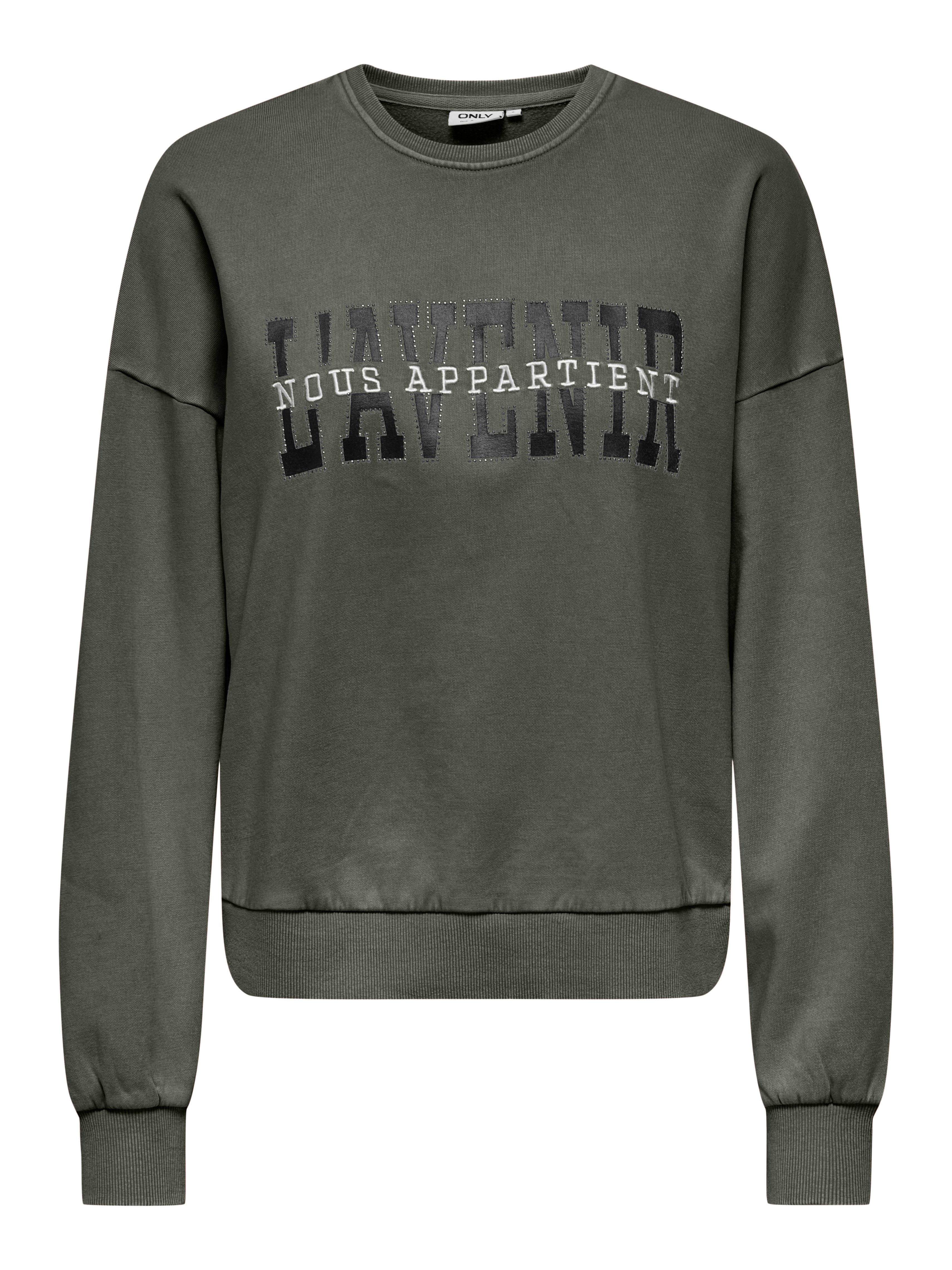 Only Sweatshirt ONLPENELOPE L/S BEADS O-NECK SWT