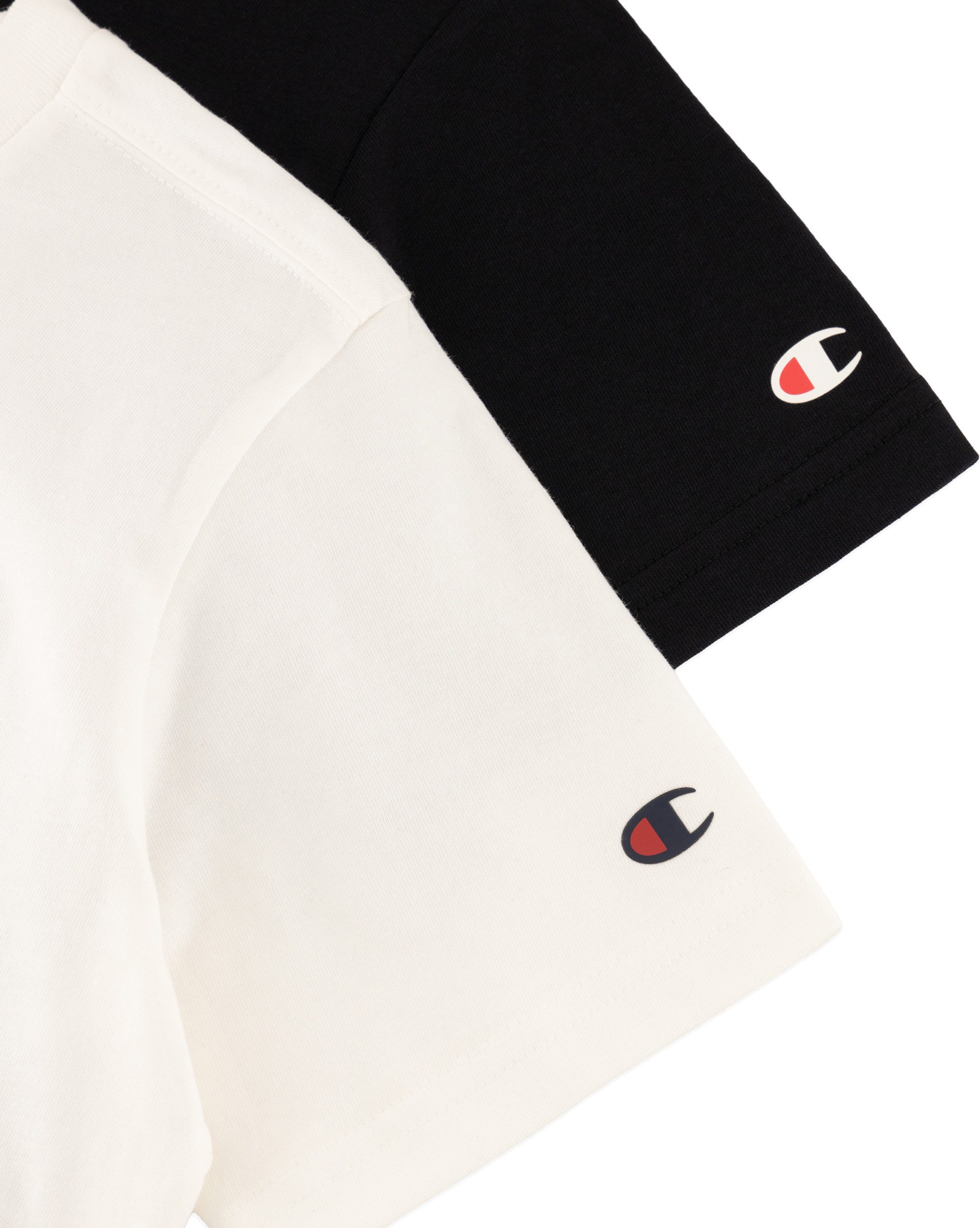 Champion T-shirt Basic 2pack Crew-Neck - voor kinderen (set, 2-delig)