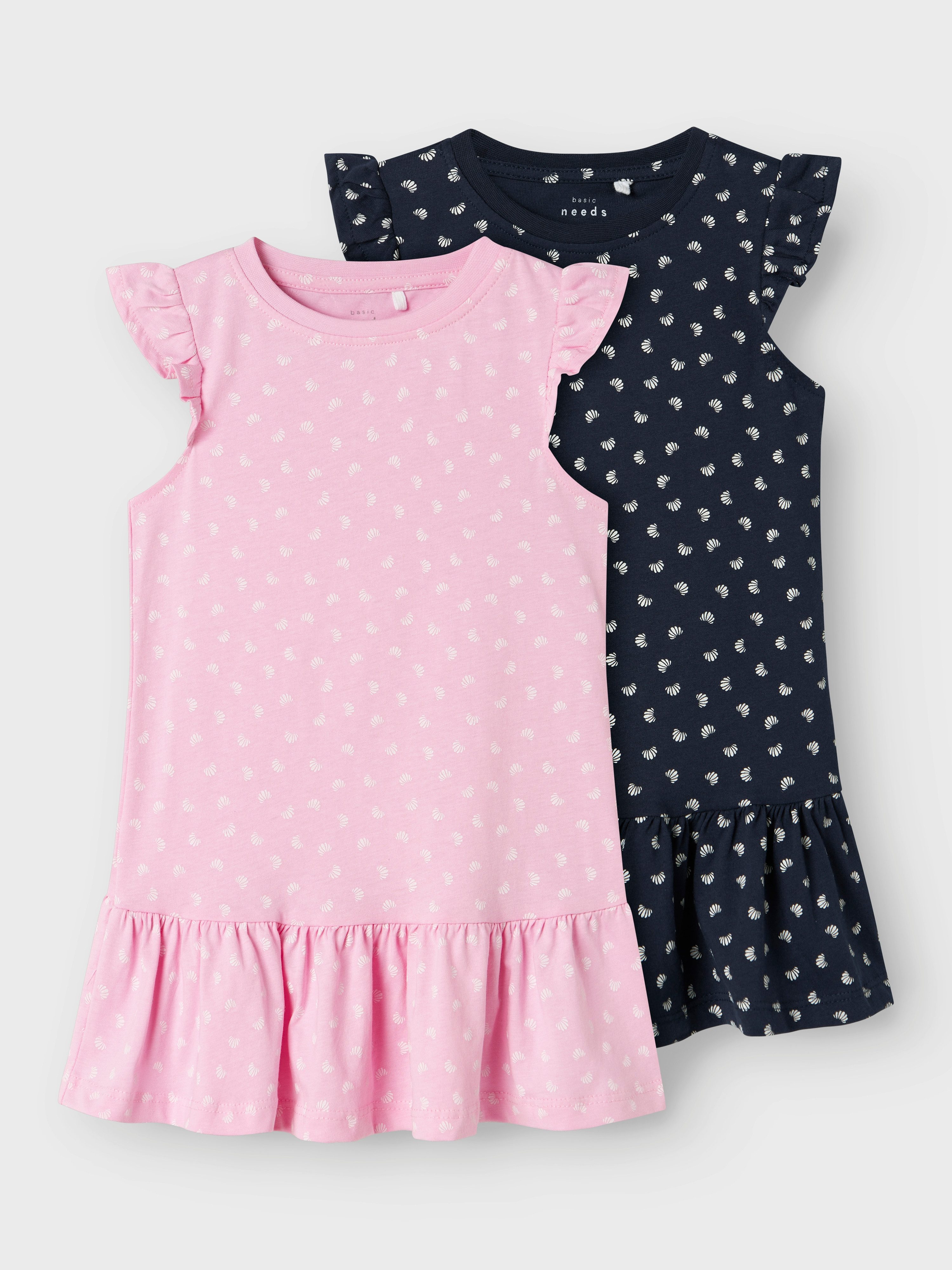 Name It Mini-jurk NMFVIDA 2P CAPSL DRESS (set, 2-delig)