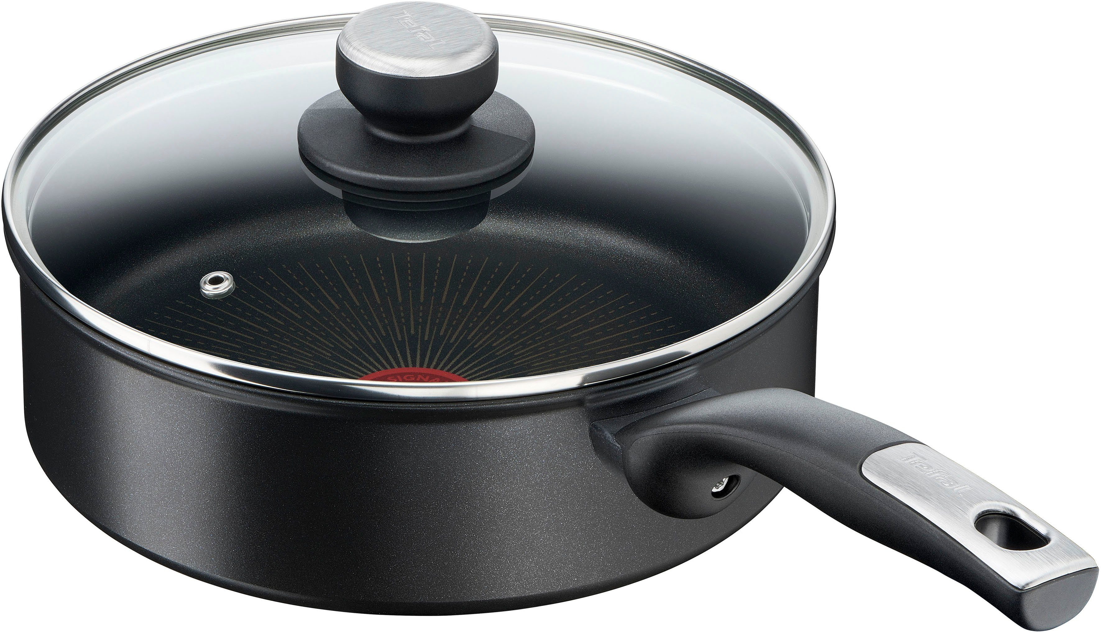 Tefal Hapjespan Unlimited krastbestendig, inductie, temperatuurindicator, made in france, ø 24 cm