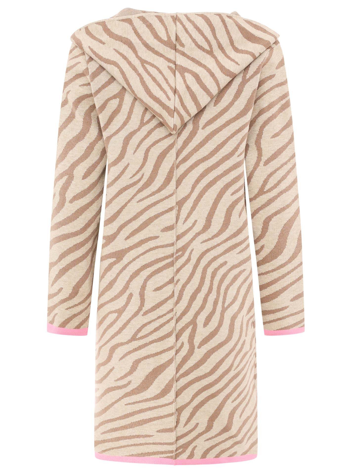 Zwillingsherz Vest Cardigan "Zebra"