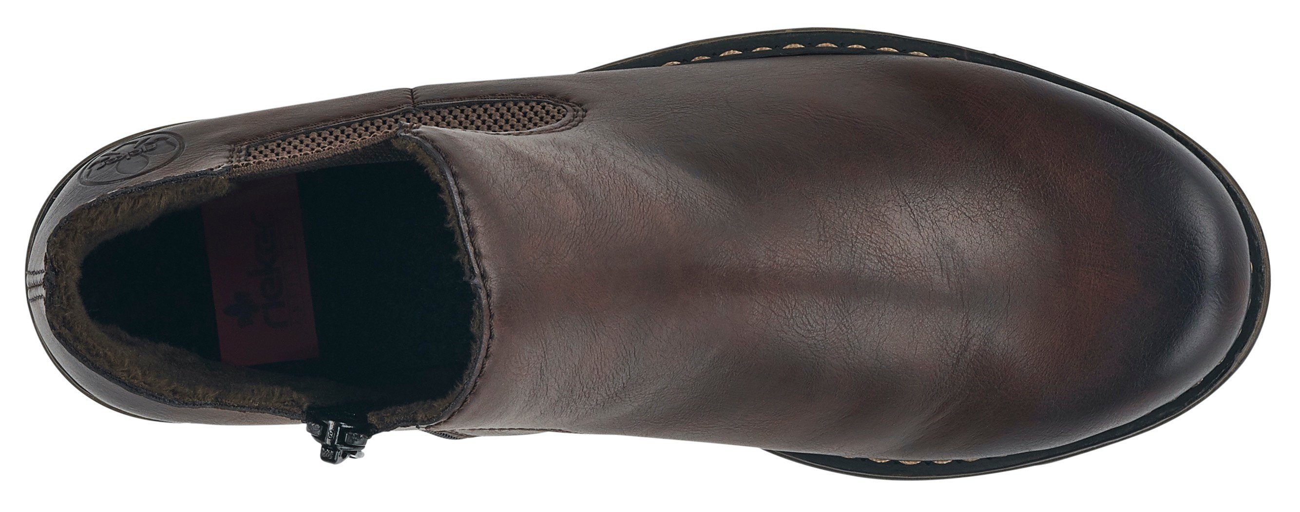 Rieker Chelsea-boots , enkellaarsjes, boots, blokhak, in klassieke uitstraling