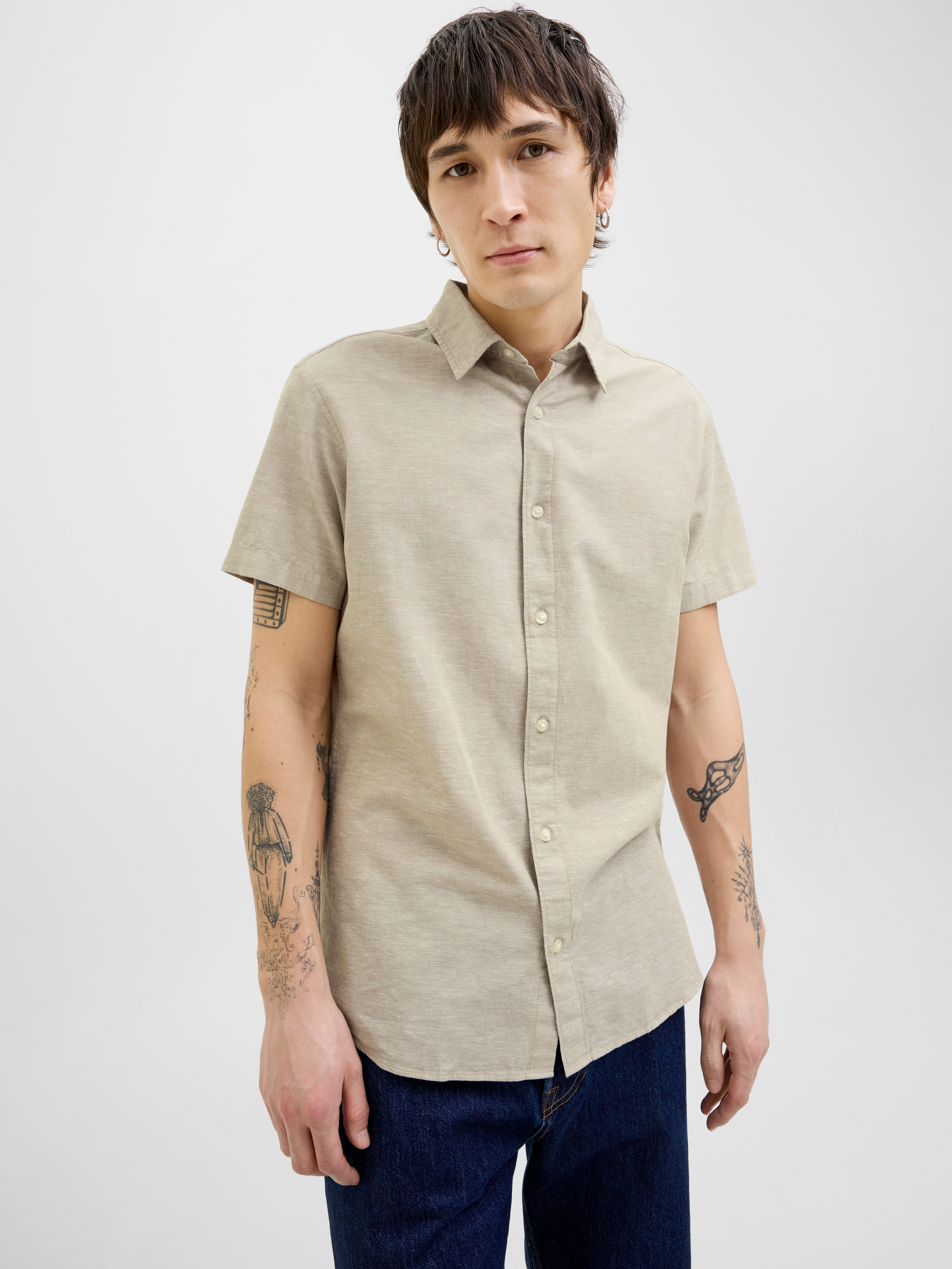 Jack & Jones Overhemd met korte mouwen JJEBREEZE SHIRT SS SN