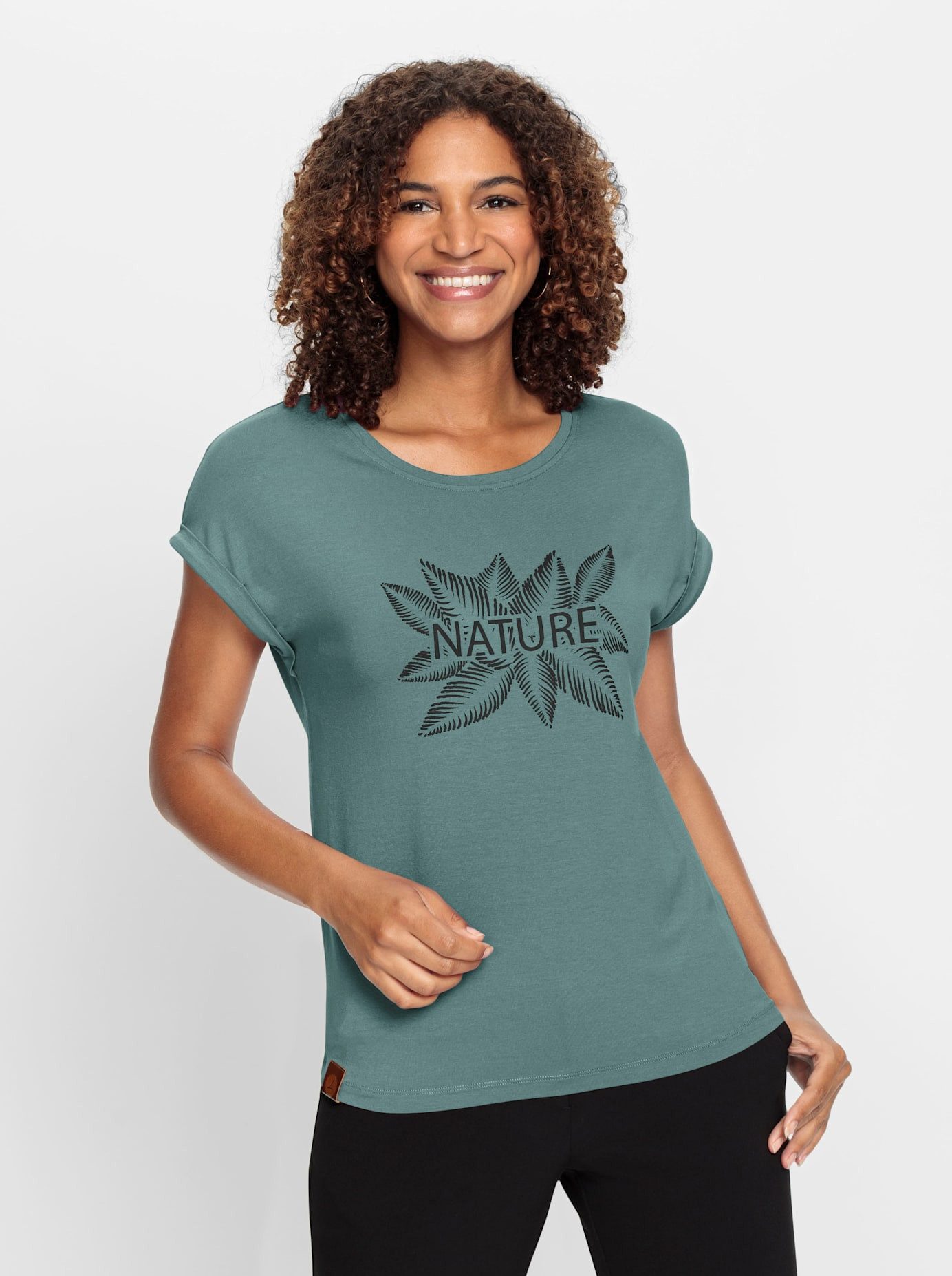 Casual Looks Shirt met print Shirt (1-delig)