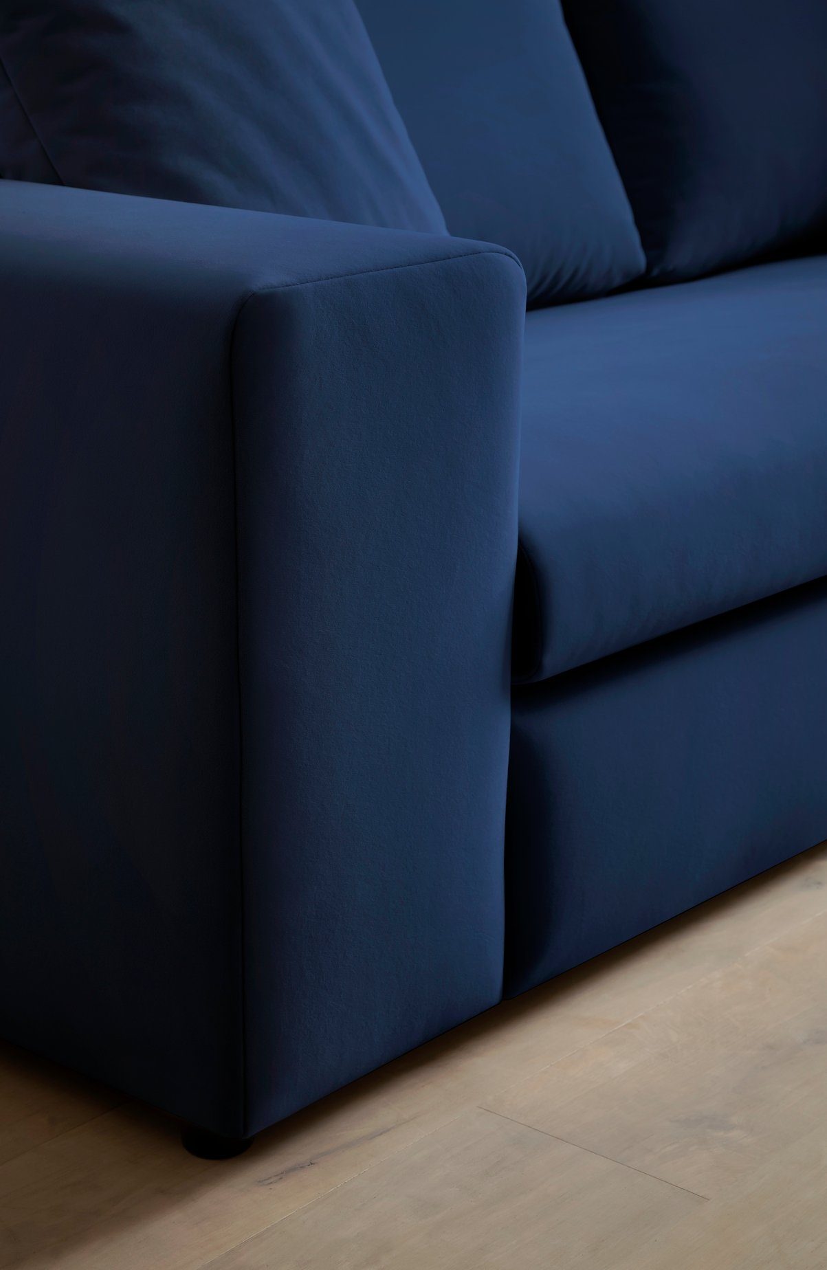 andas 4-zitsbank SLEETLAND XXL in fluweel of vintage lederlook