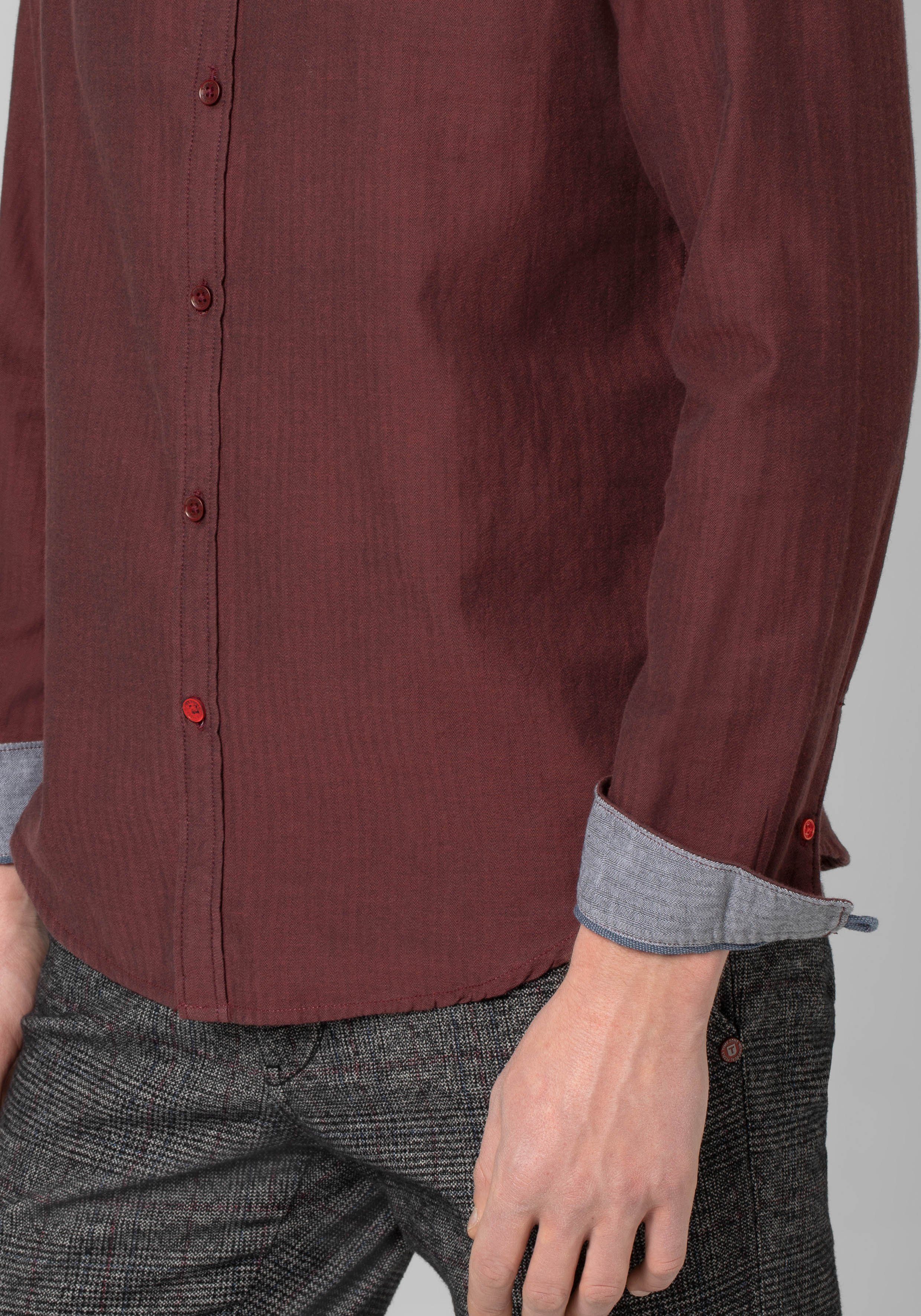 TIMEZONE Overhemd met lange mouwen Micro Pattern Shirt