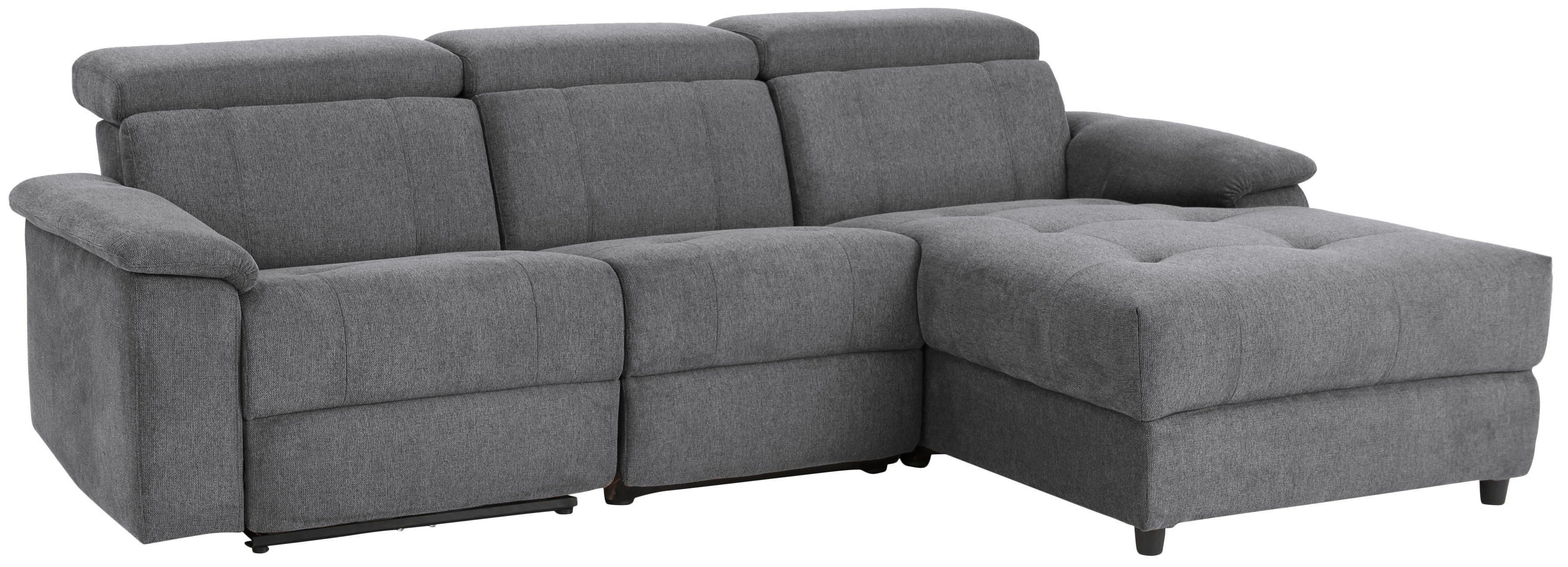 Home affaire Hoekbank Binado, L-vorm, met handmatige of elektrische relaxfunctie met usb-aansluiting