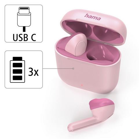 Hama Freedom Light Bluetooth HiFi In Ear oordopjes Pink