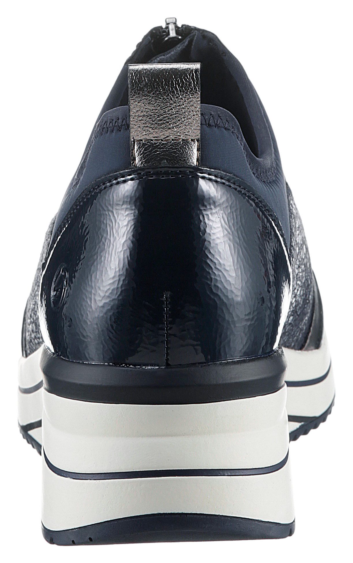 Remonte Slip-on sneakers Elisabeth Hurley-Collection , wedge sneaker, slipper, instapschoen, vrijetijdsschoen, vegan