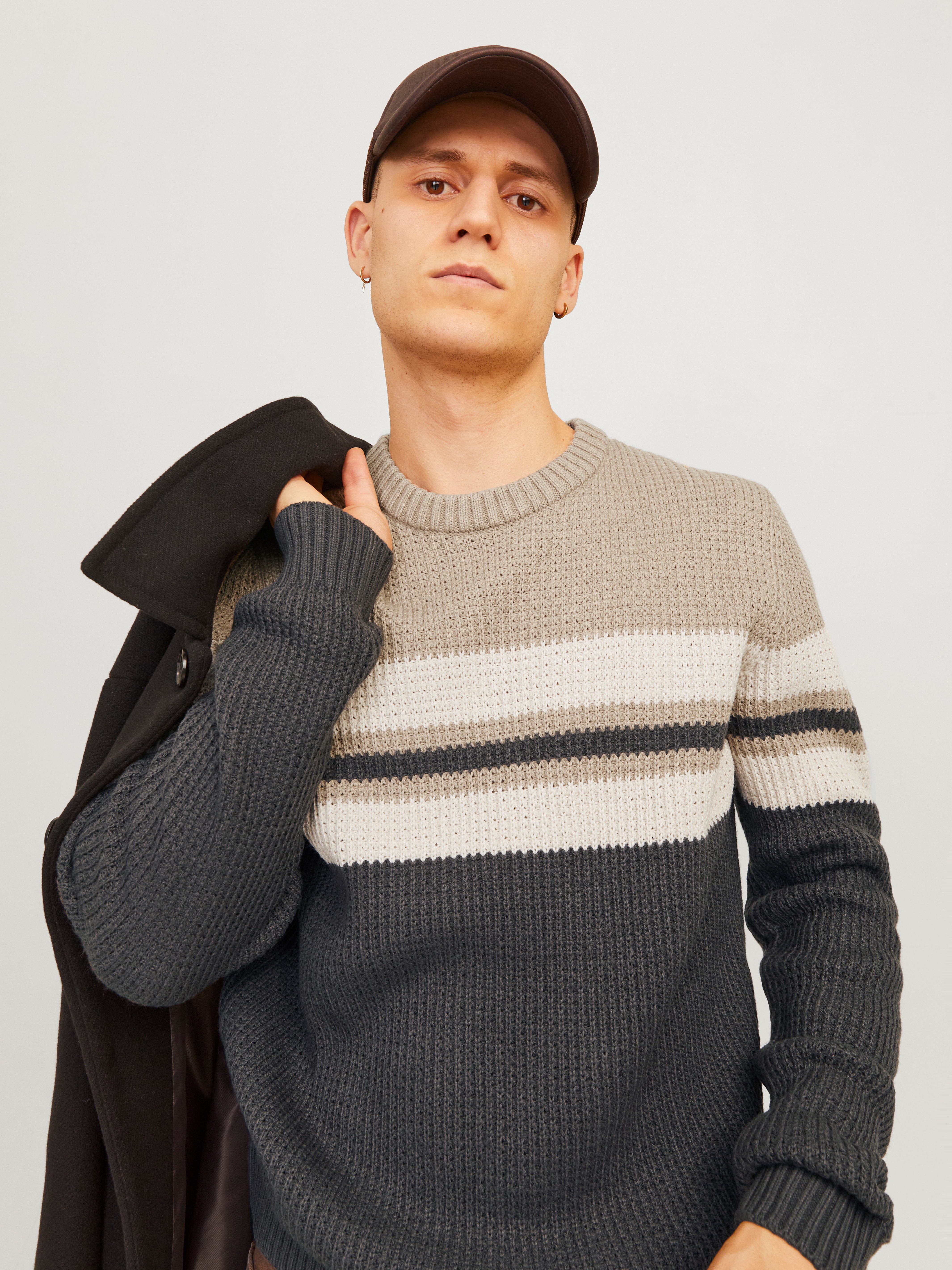 Jack & Jones Trui met ronde hals JJSANDER KNIT CREW NECK