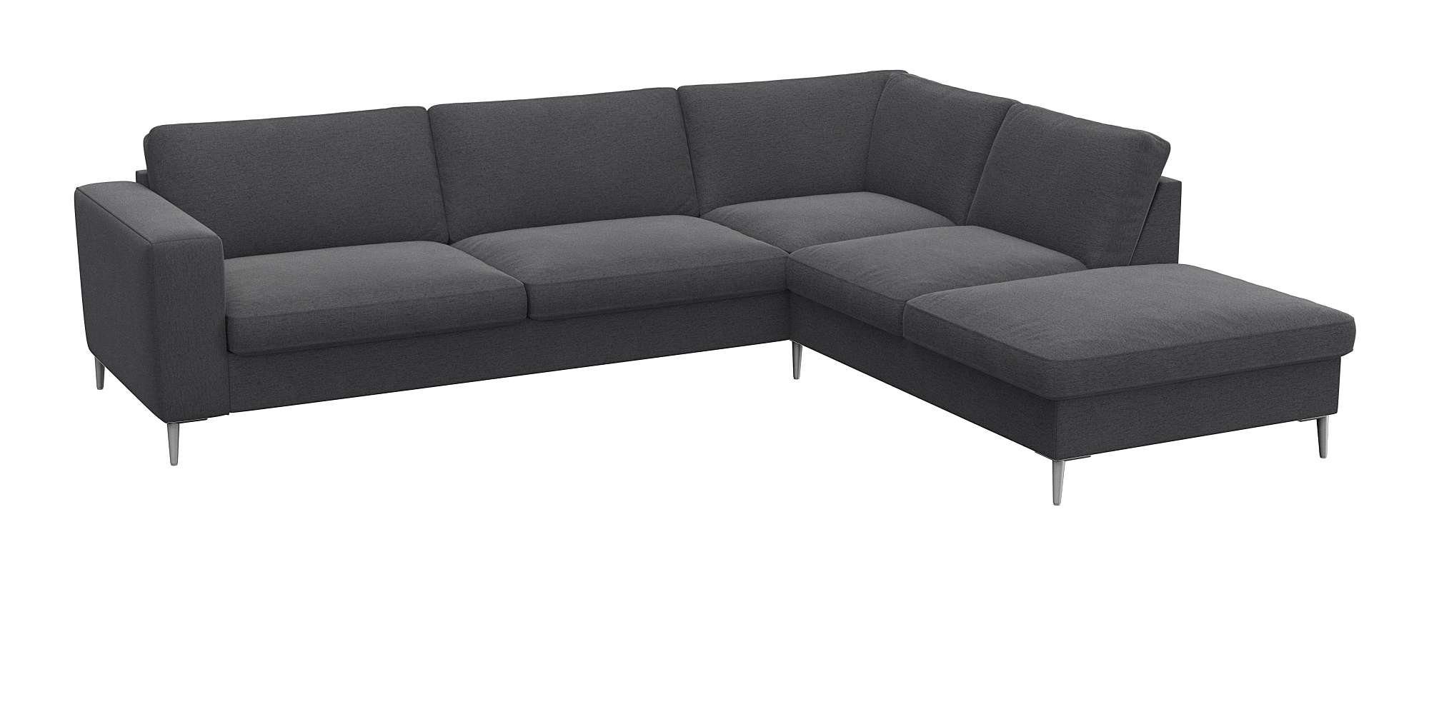 FLEXLUX Hoekbank Fiore, super zitcomfort door koudschuim in de zitting, L-vorm