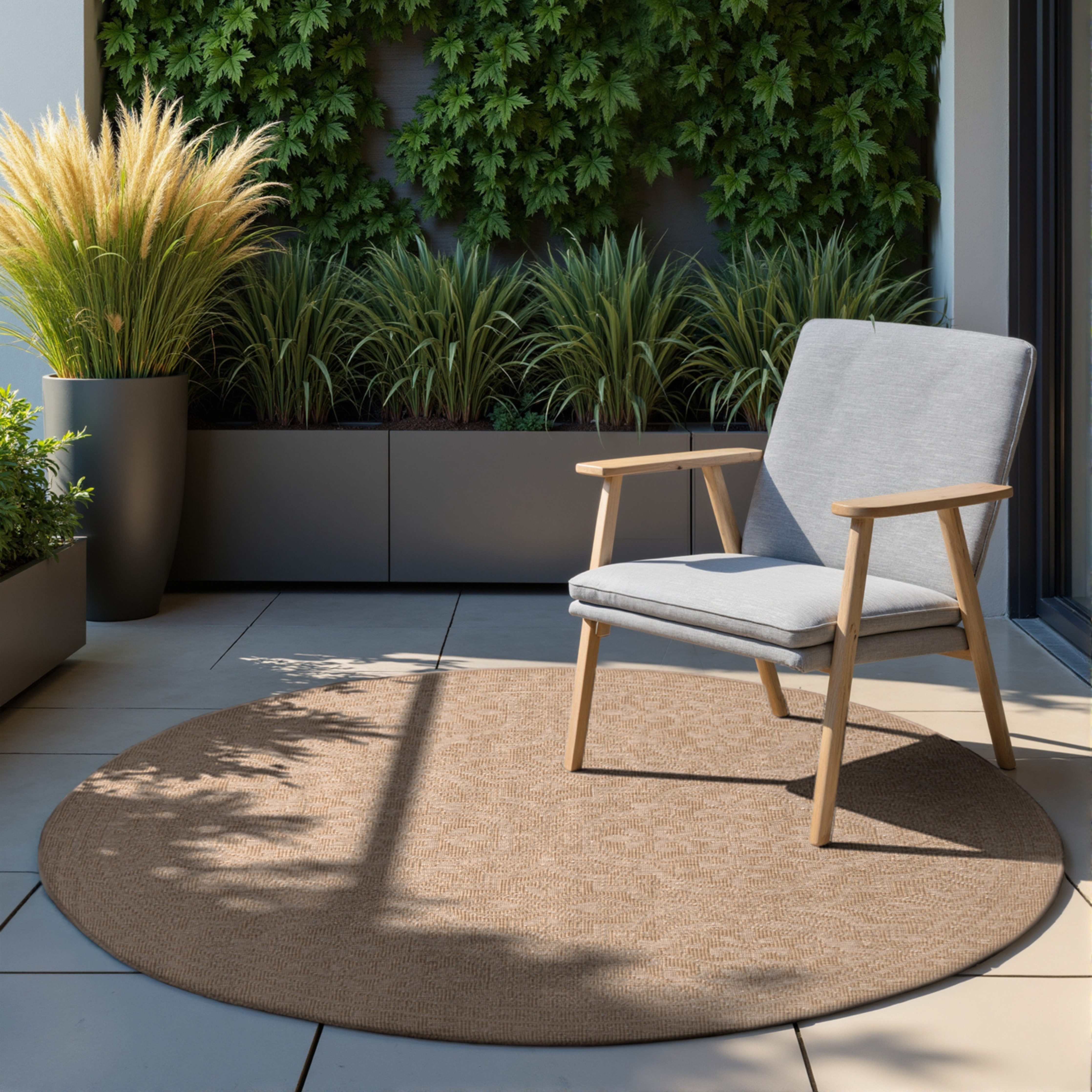 NORTHRUGS Outdoorkleed Rosel omkeerbaar tapijt buitenkleden bruin