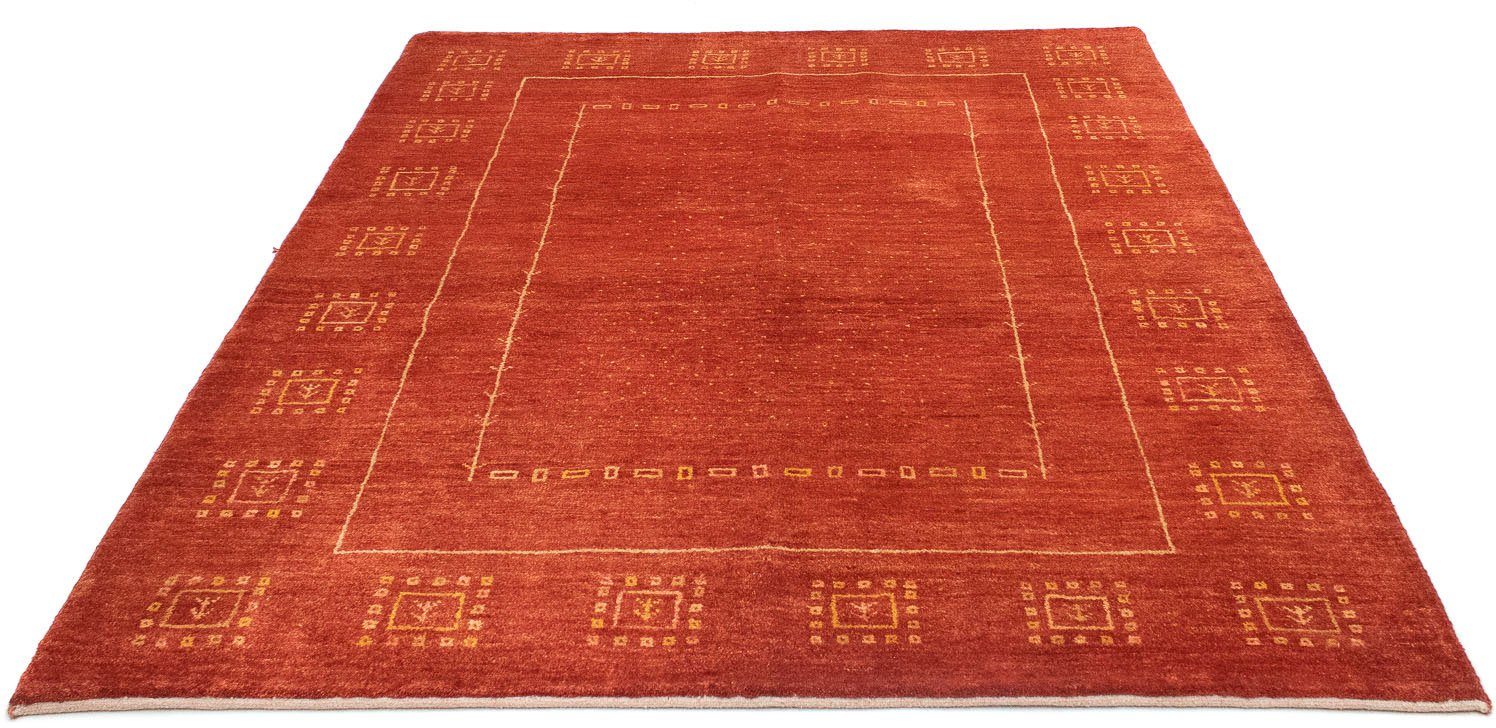 morgenland Wollen kleed Gabbeh-kleed met de hand geknoopt rood handgeknoopt