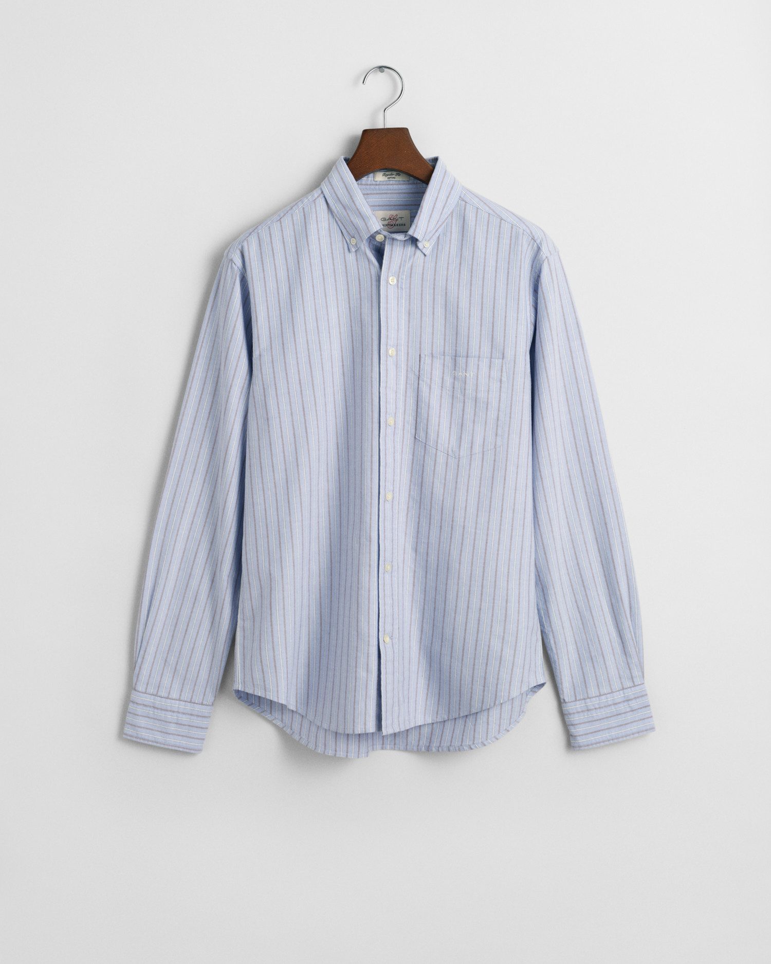 Gant Overhemd met lange mouwen REG OXFORD STRIPE SHIRT unisex in lichte oxford-kwaliteit