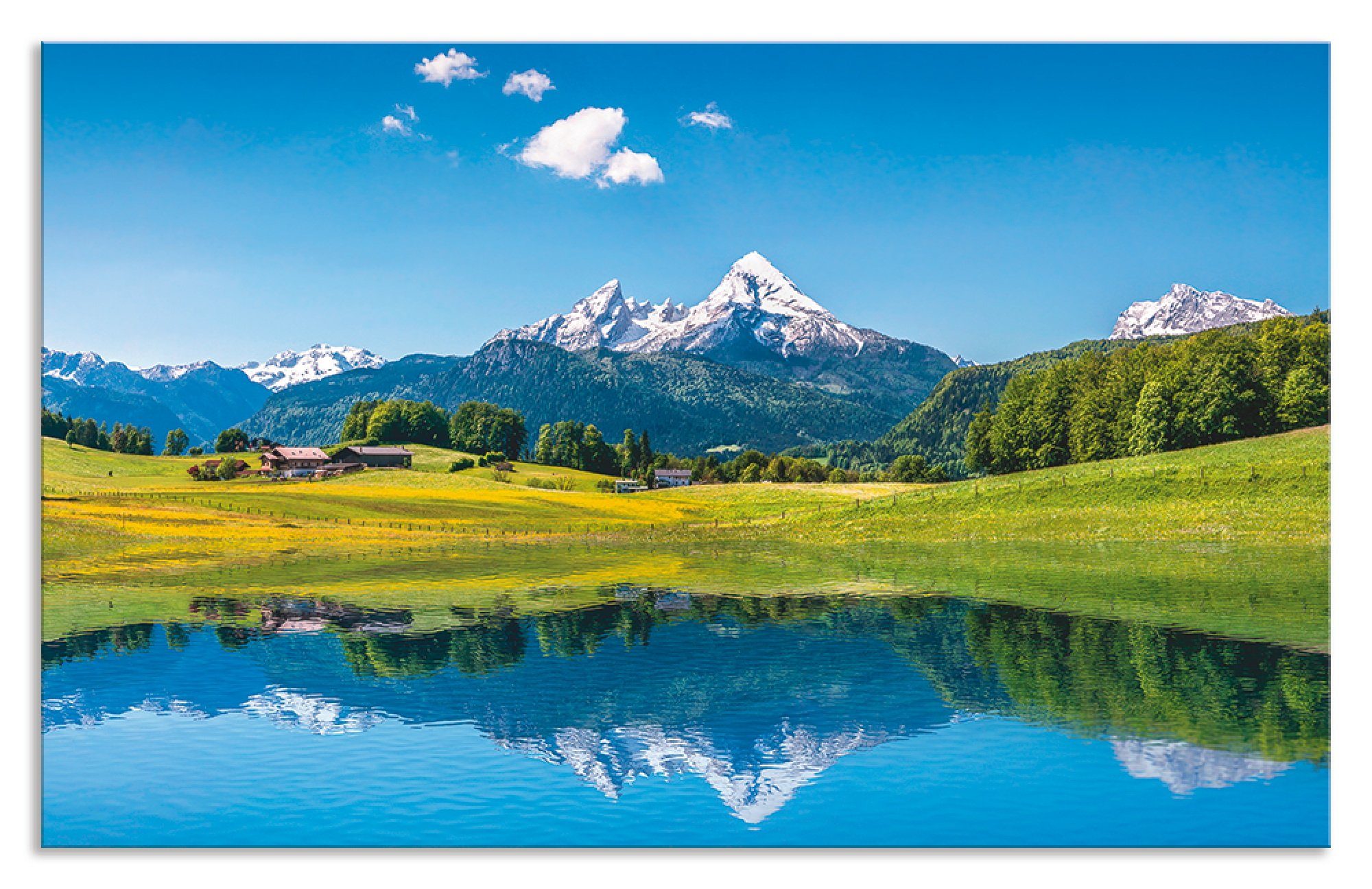 Artland Keukenwand Landschap in de Alpen zelfklevend in vele maten - spatscherm keuken achter kookplaat en spoelbak als wandbescherming tegen vet, water en vuil - achterwand, wandb