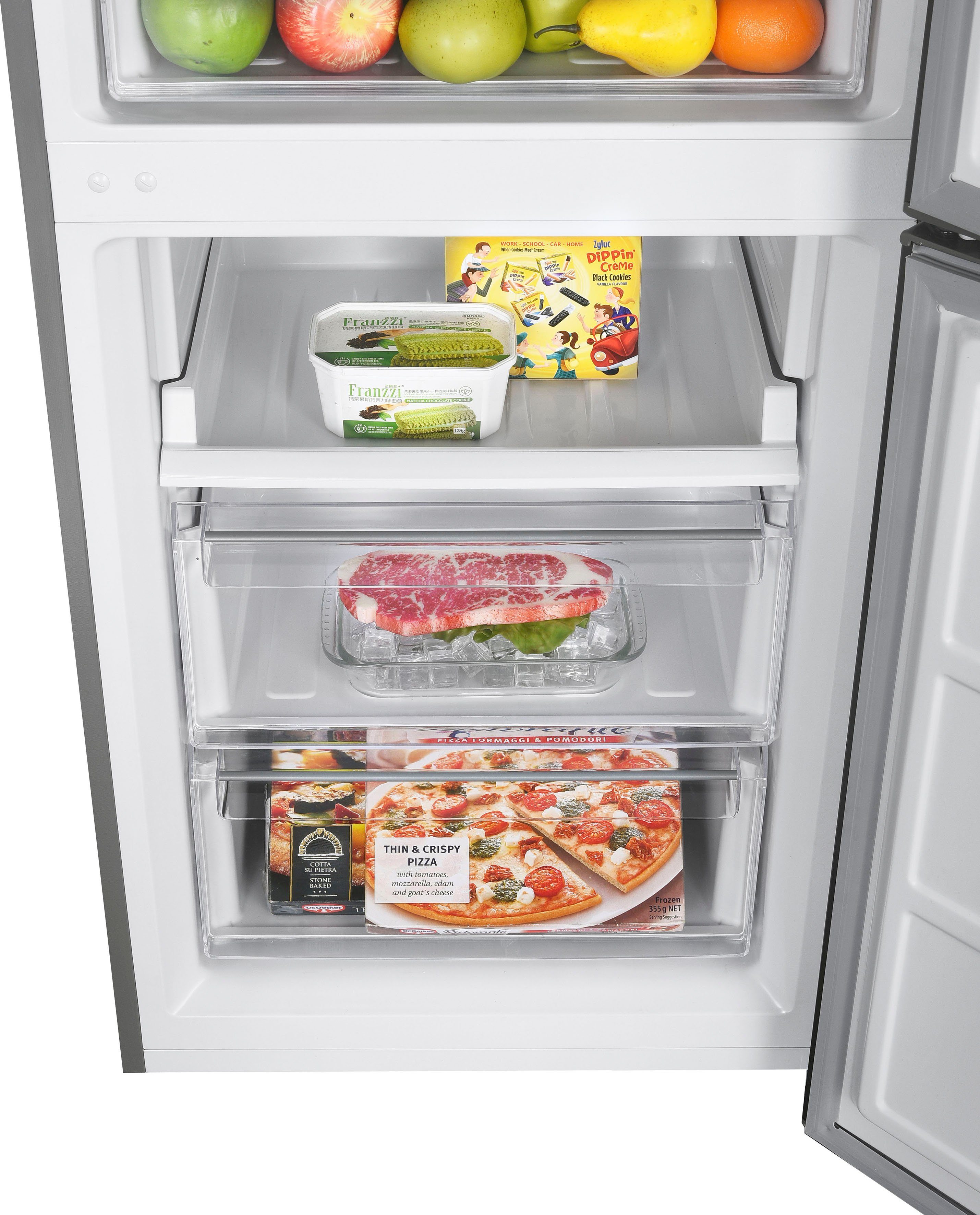 Hanseatic Koel-vriescombinatie HKGK18560CNFWDI NoFrost, Waterdispenser (1 stuk)
