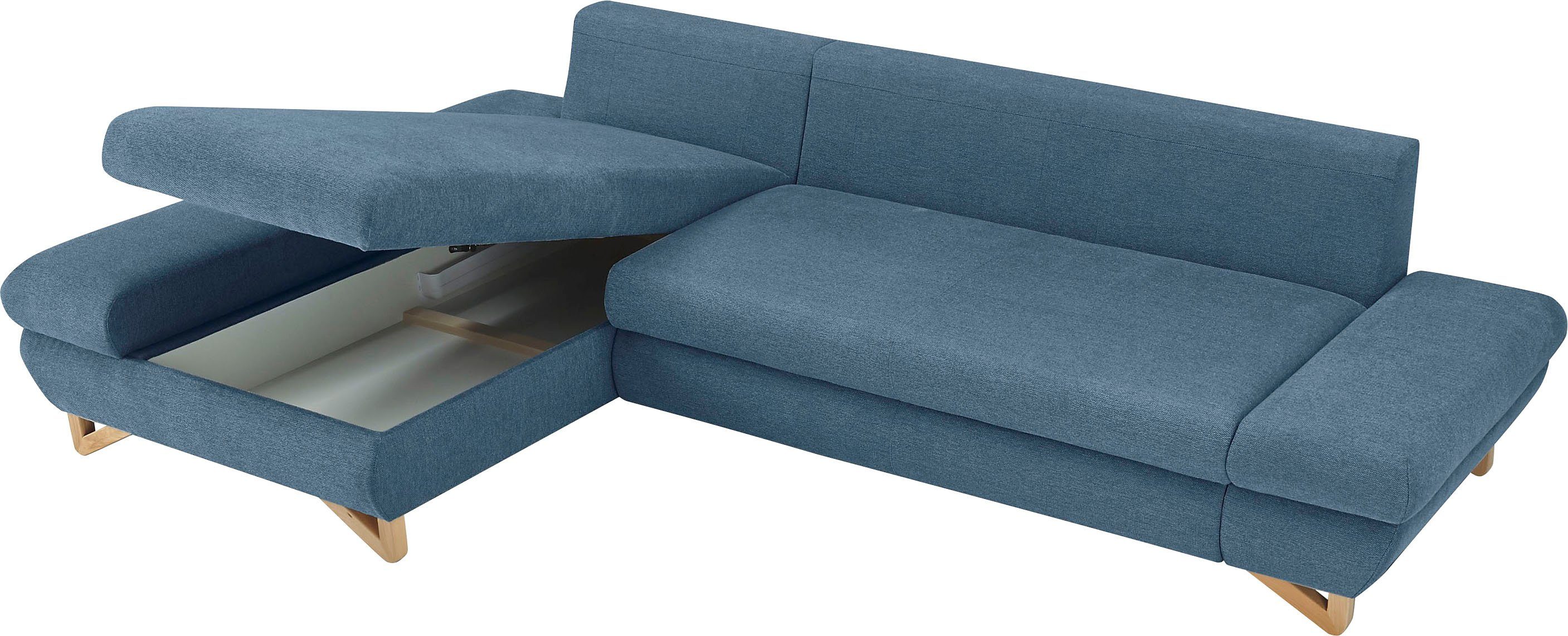 INOSIGN Slaapbank City/Giron comfortabele slaapbank (ligoppervlak 245 x 138 cm) en bedlade