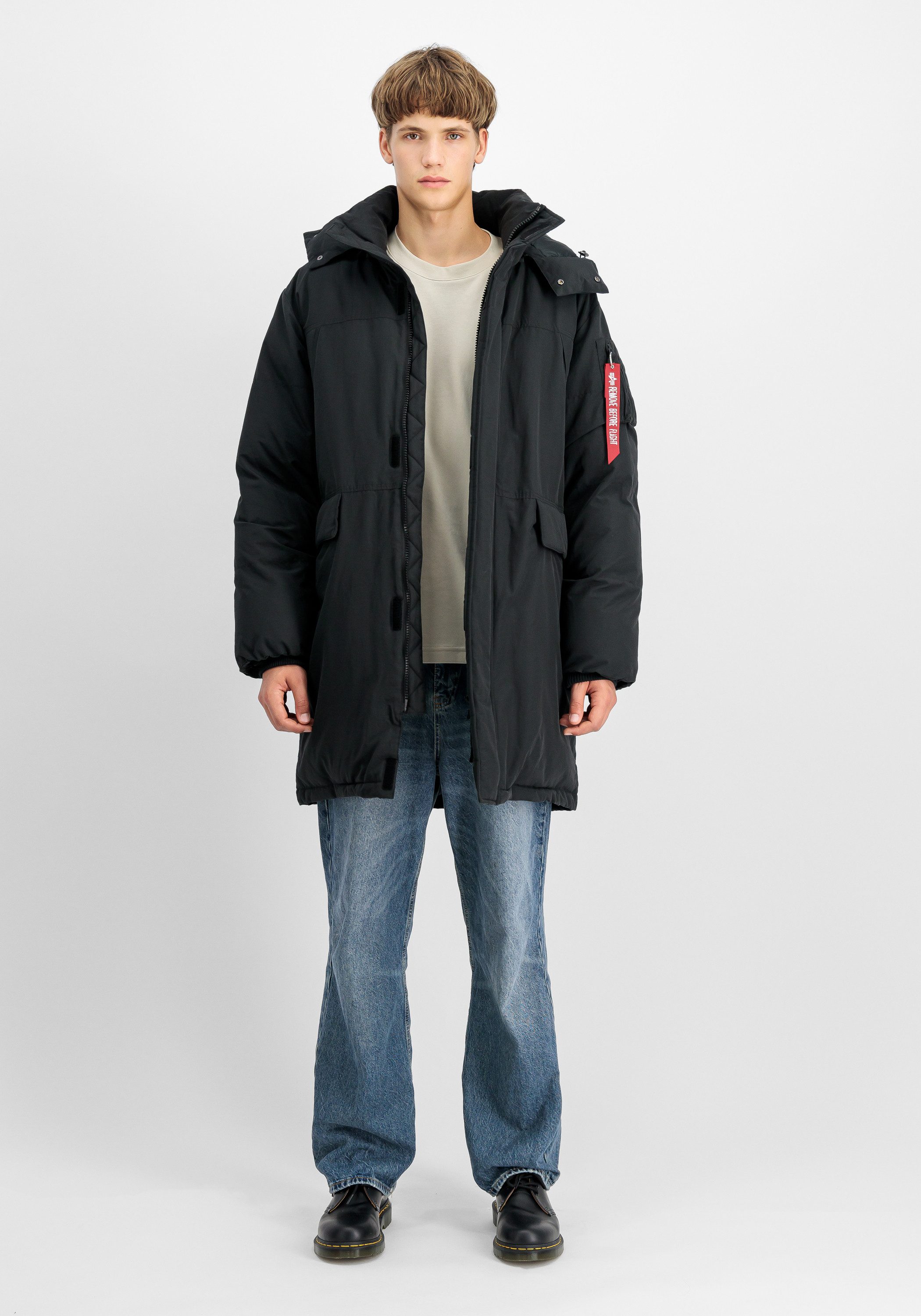 Alpha Industries Parka Men Cold Weather Jackets Puffer Parka