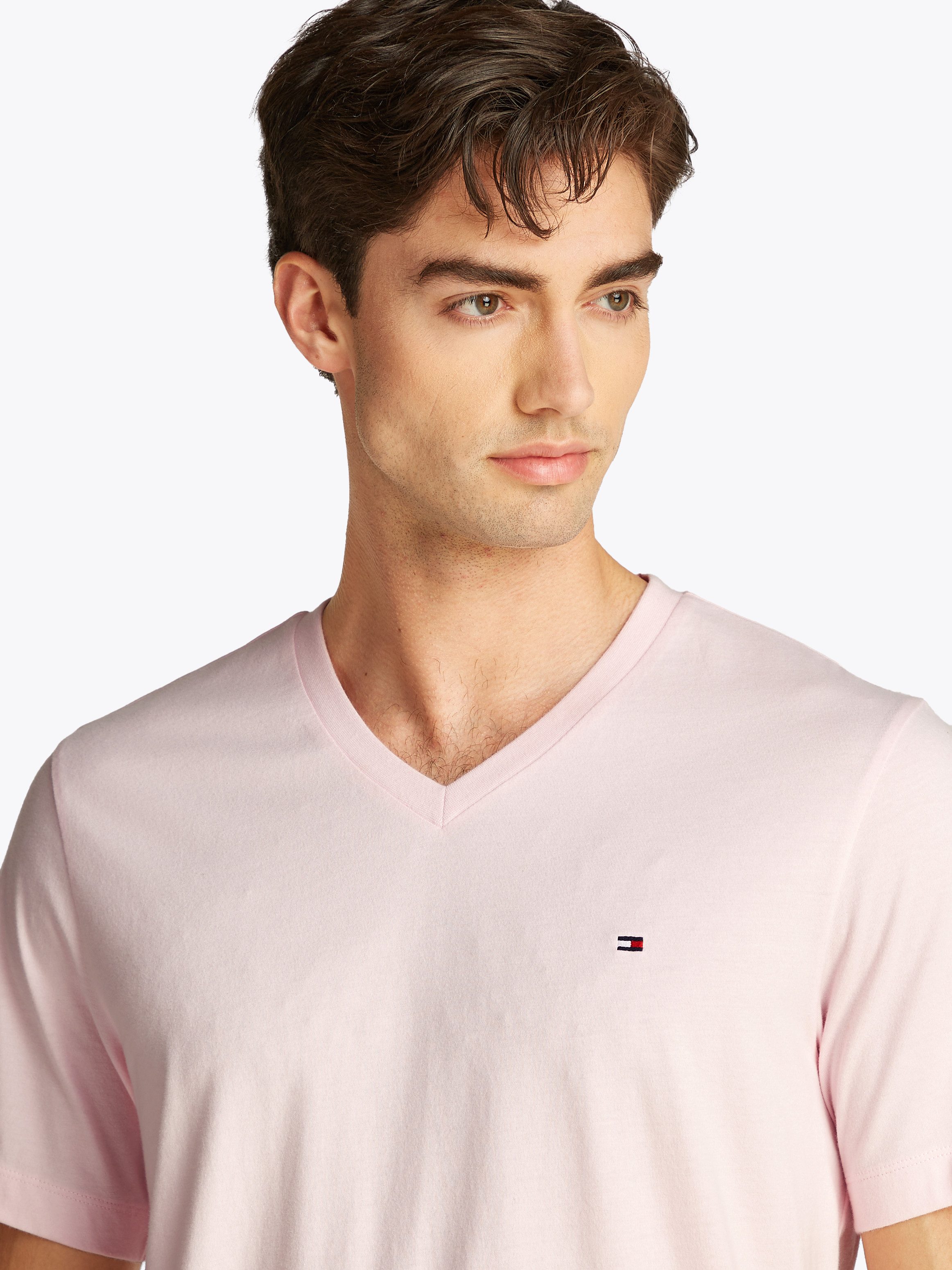 Tommy Hilfiger Shirt met V-hals ESSENTIAL V-NECK TEE