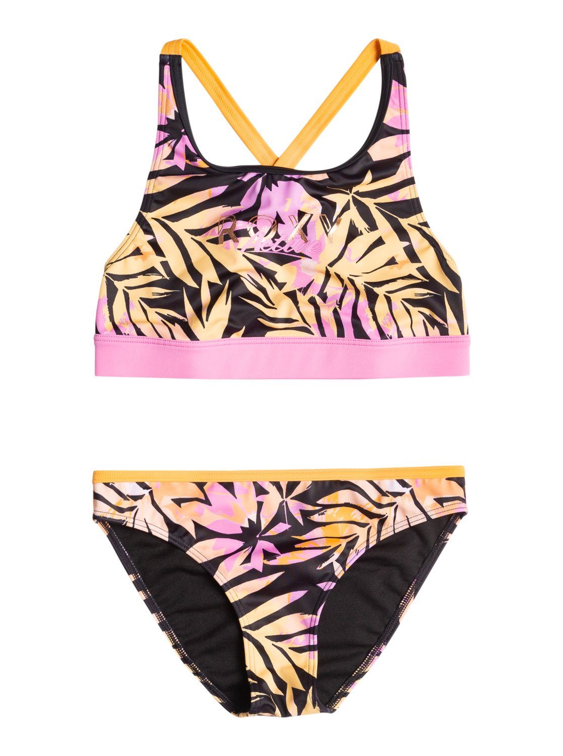 Roxy Triangelbikini Active Joy meisjes bikini's maat 14(155-164cm) zwart