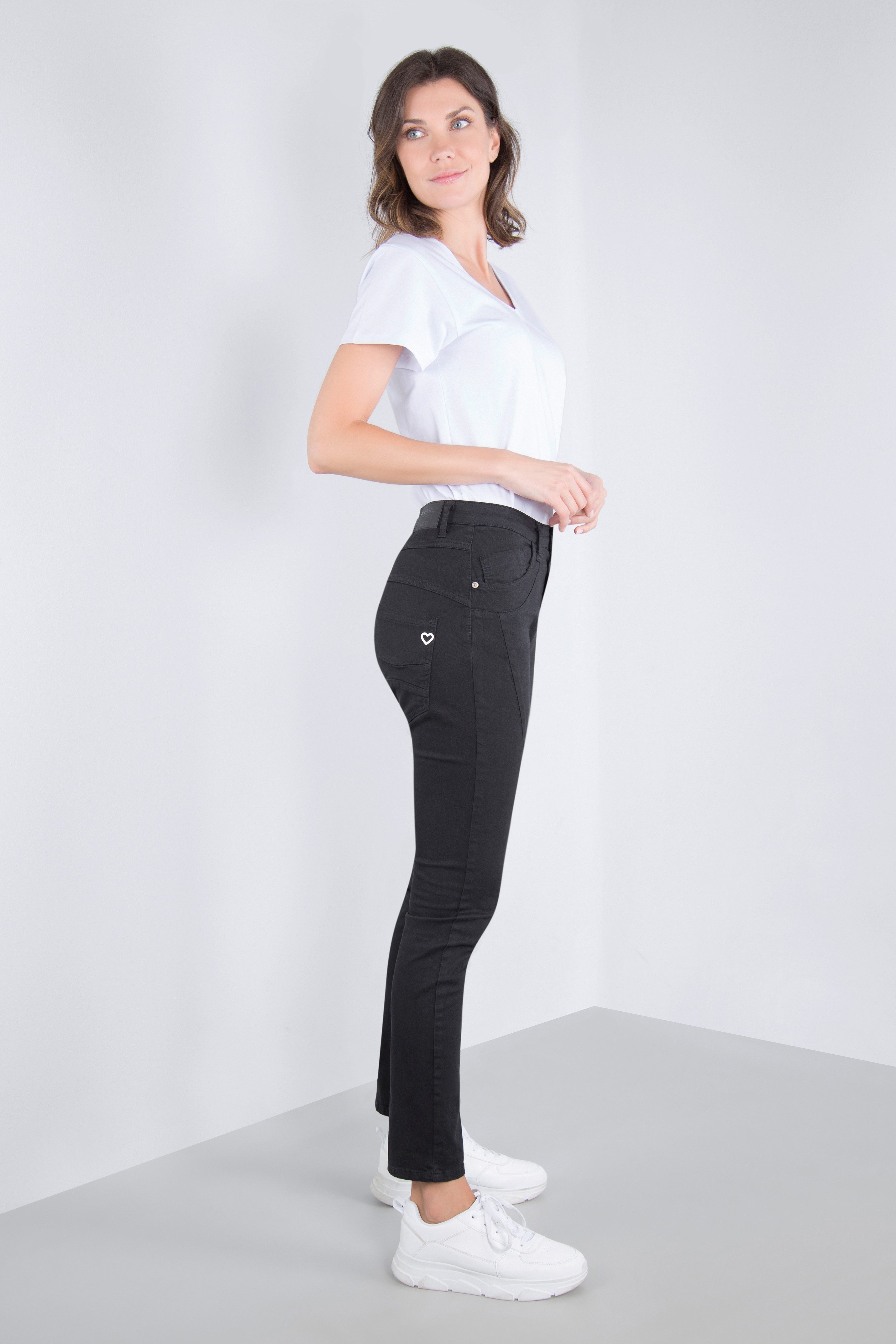 Please Jeans 5-pocket jeans P78A Krinkel-look