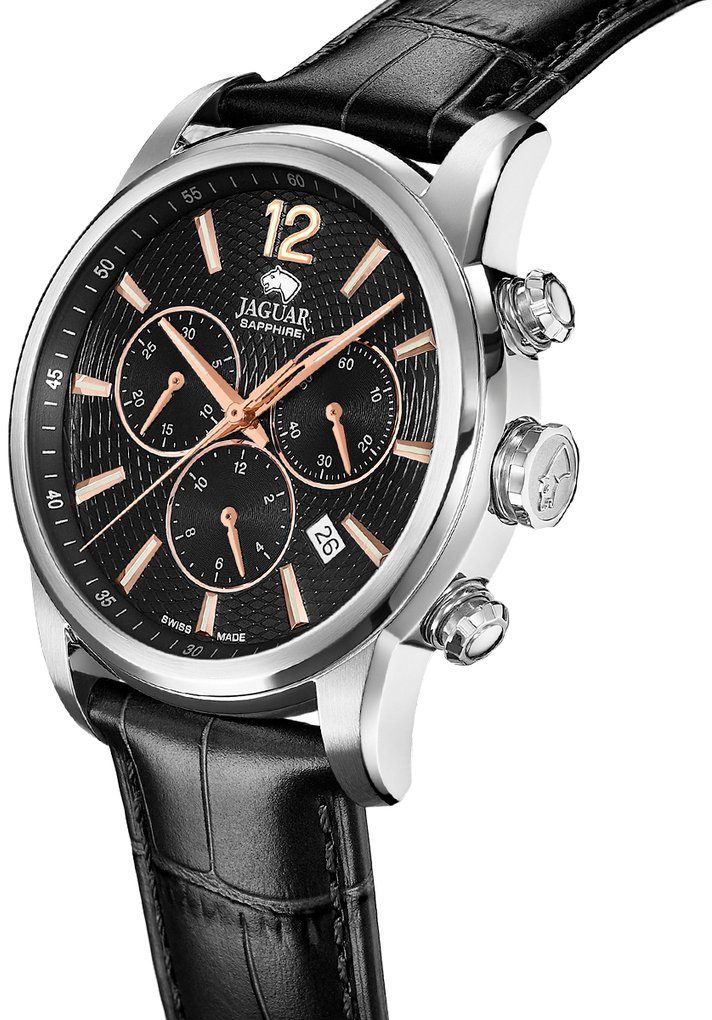 Jaguar Chronograaf ACAMAR Polshorloge, quartz, herenhorloge, saffierglas, stopwatchfunctie