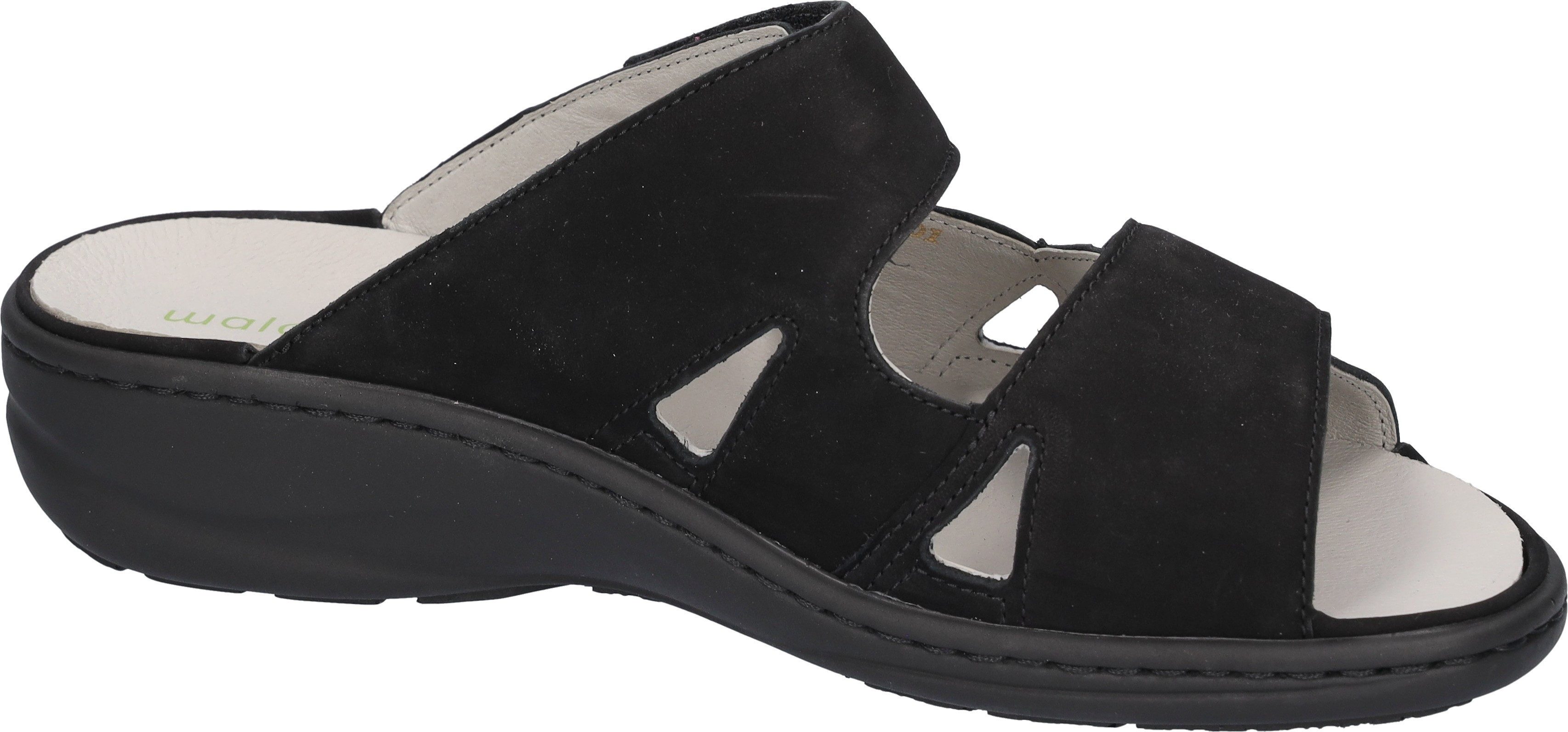 Waldläufer Slippers HERIA Zomerschoen, comfort schoen, pantoffel in breedte H, met klittenbandsluiting