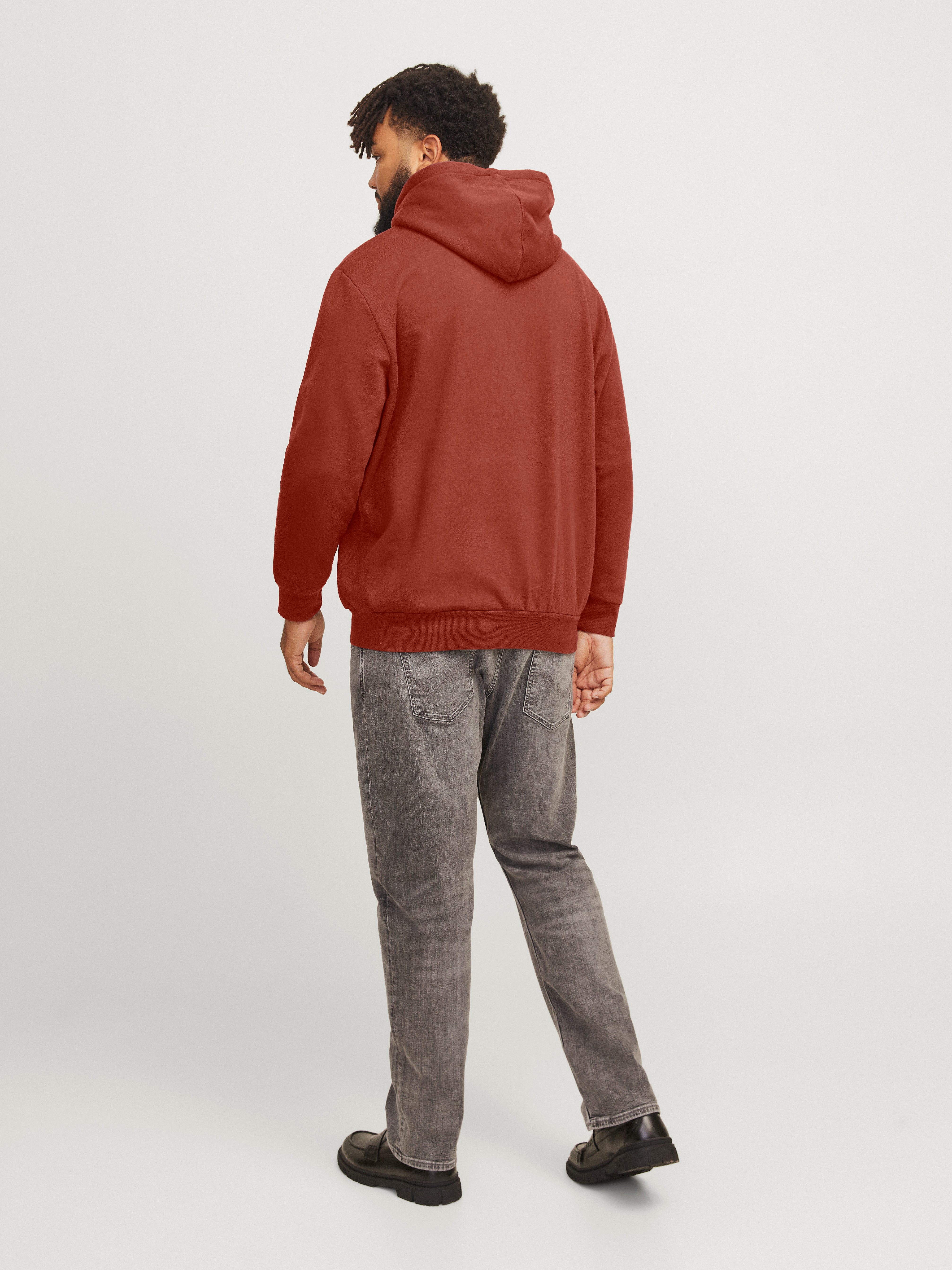 Jack & Jones PlusSize Hoodie JJECALEB VARSITY SWEAT HOOD NOOS PLS