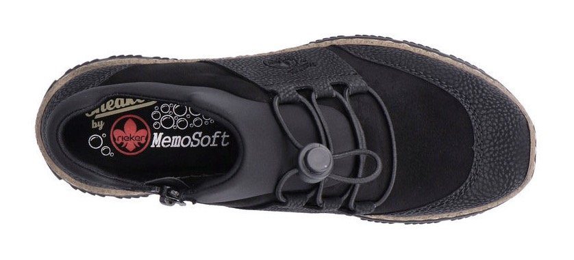 Rieker Slip-on sneakers met elastische rand, zonder sluiting