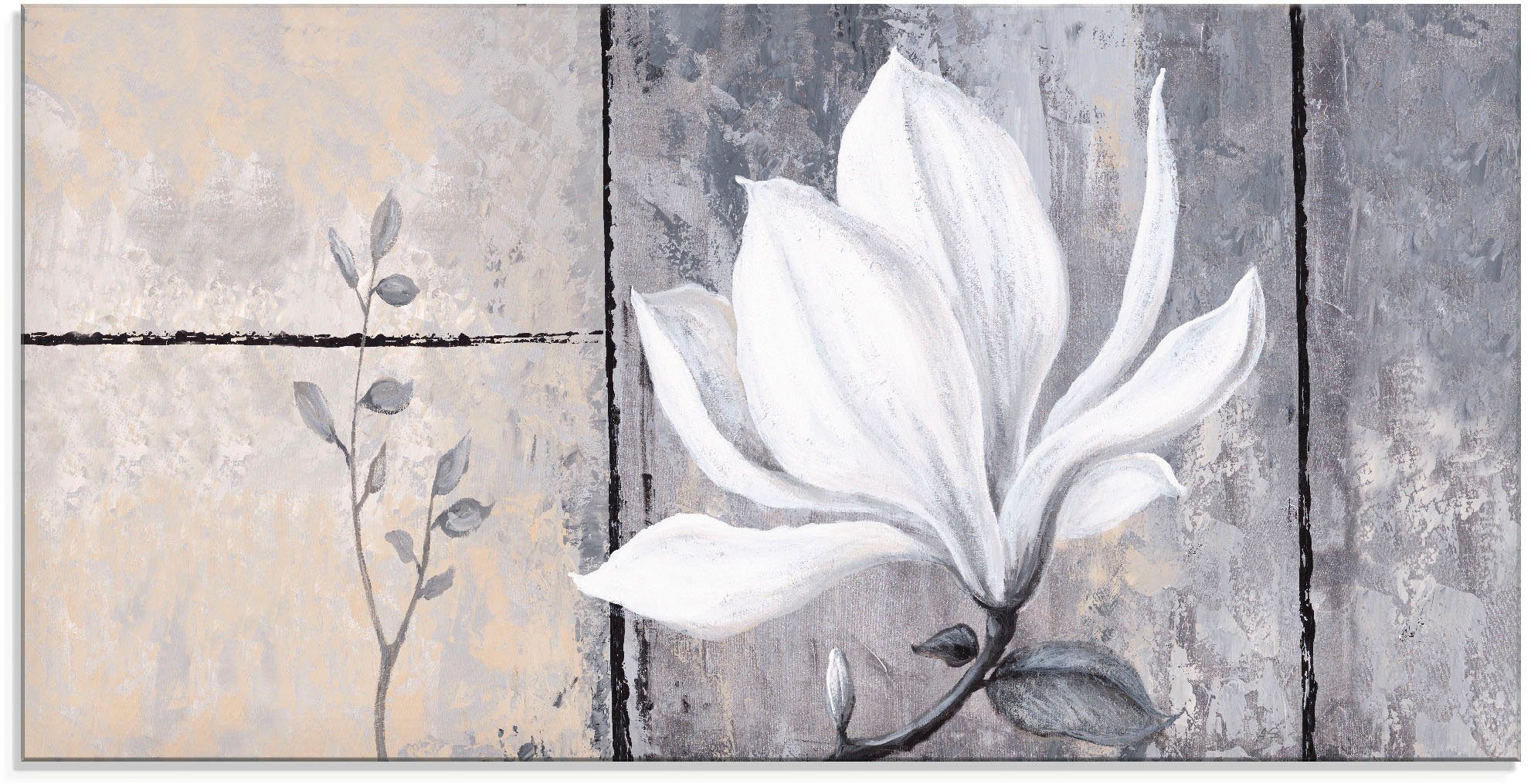 Artland Print op glas Klassieke magnolia (1 stuk)