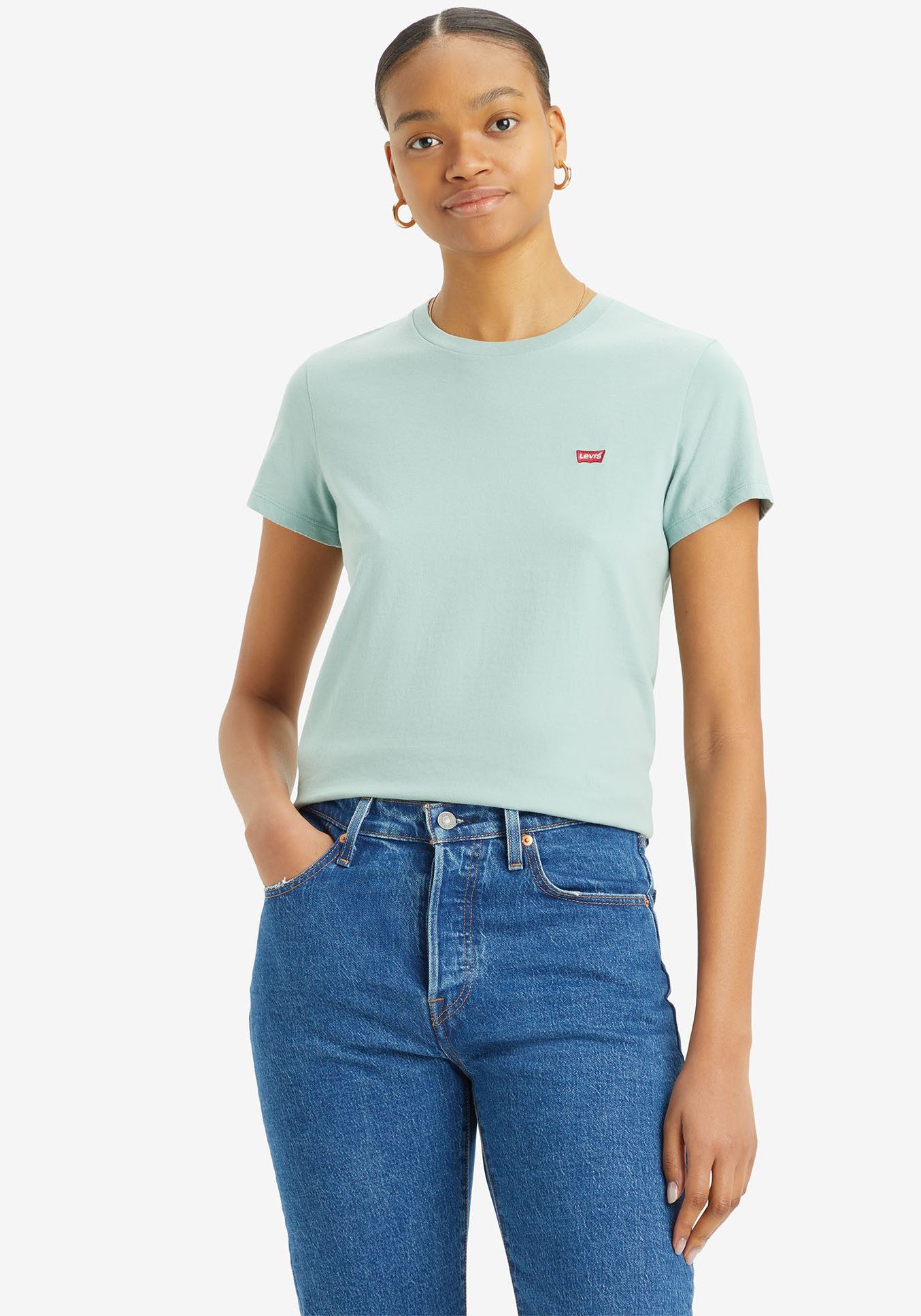 Levi's T-shirt TEE Minilogo met klein logoborduursel
