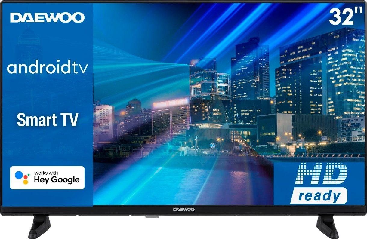 Daewoo DLED-tv, 80 cm / 32", HD ready, Android TV - Smart TV