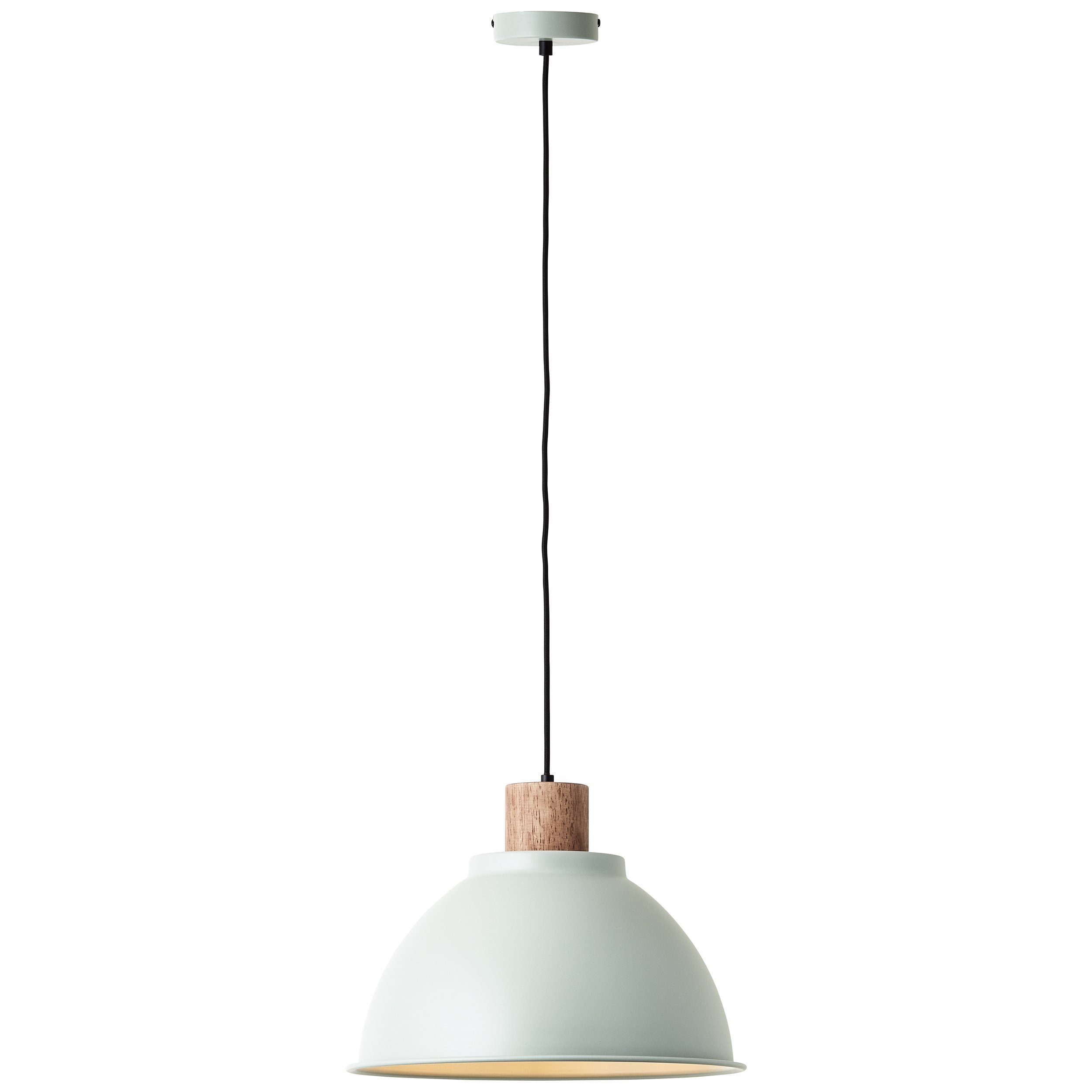 Brilliant Leuchten Hanglamp Erena Hoogte 120 cm, Ø 38 cm, E27, inkortbaar, metaal/hout