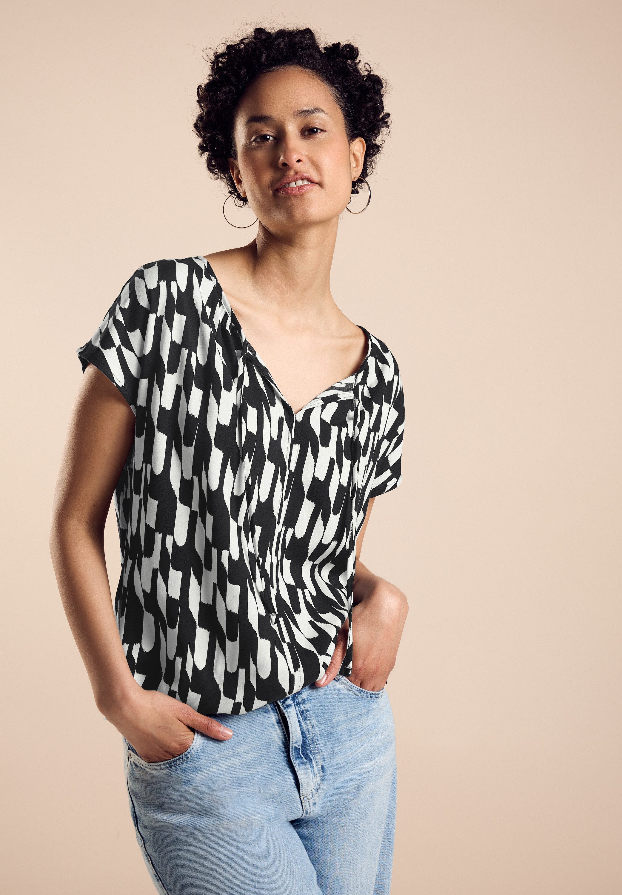 STREET ONE Shirttop met all-over print