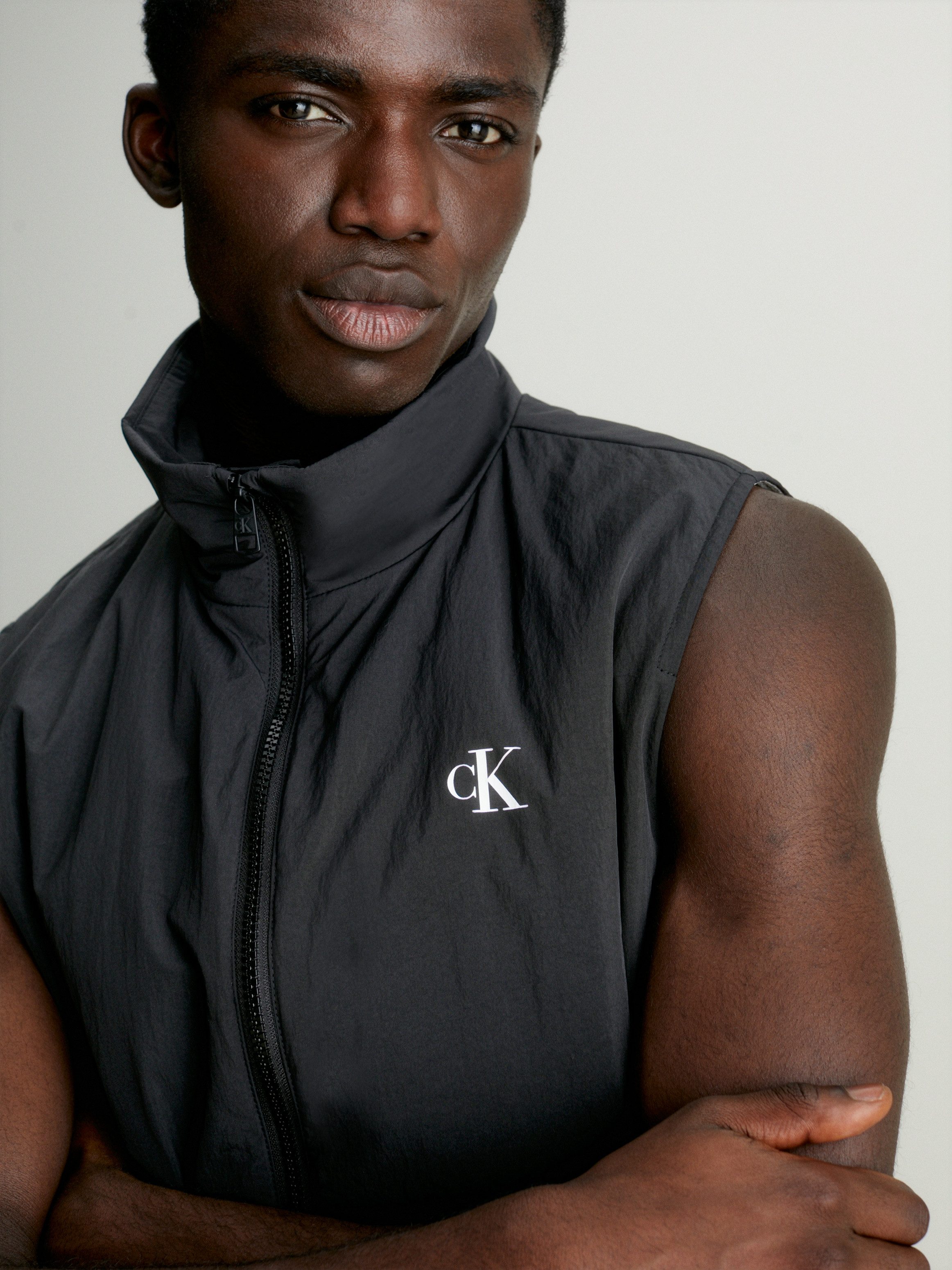 Calvin Klein Functionele bodywarmer LIGHTWEIGHT VEST met -logobadge