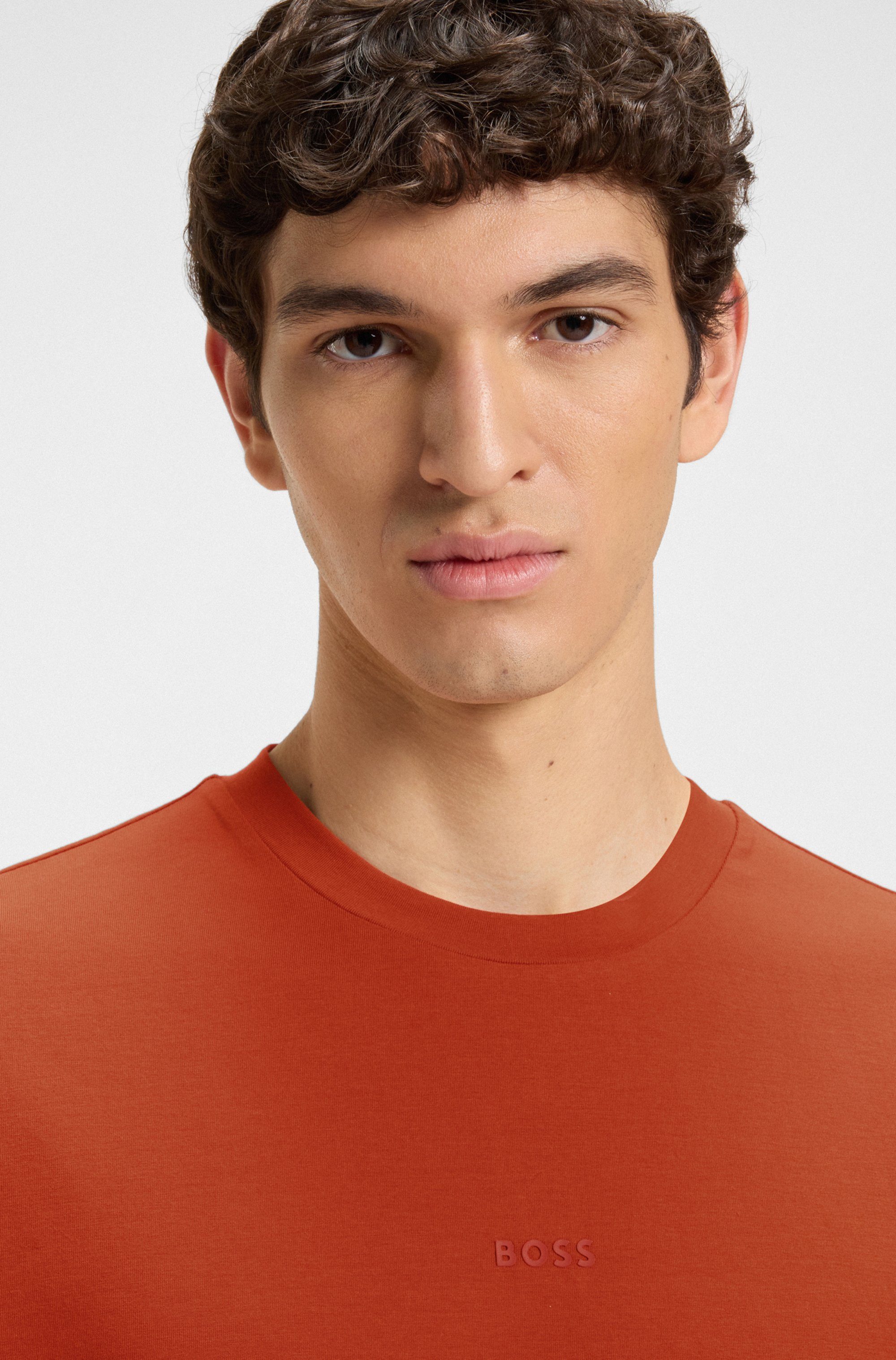Boss Orange T-shirt TChup met een ronde hals