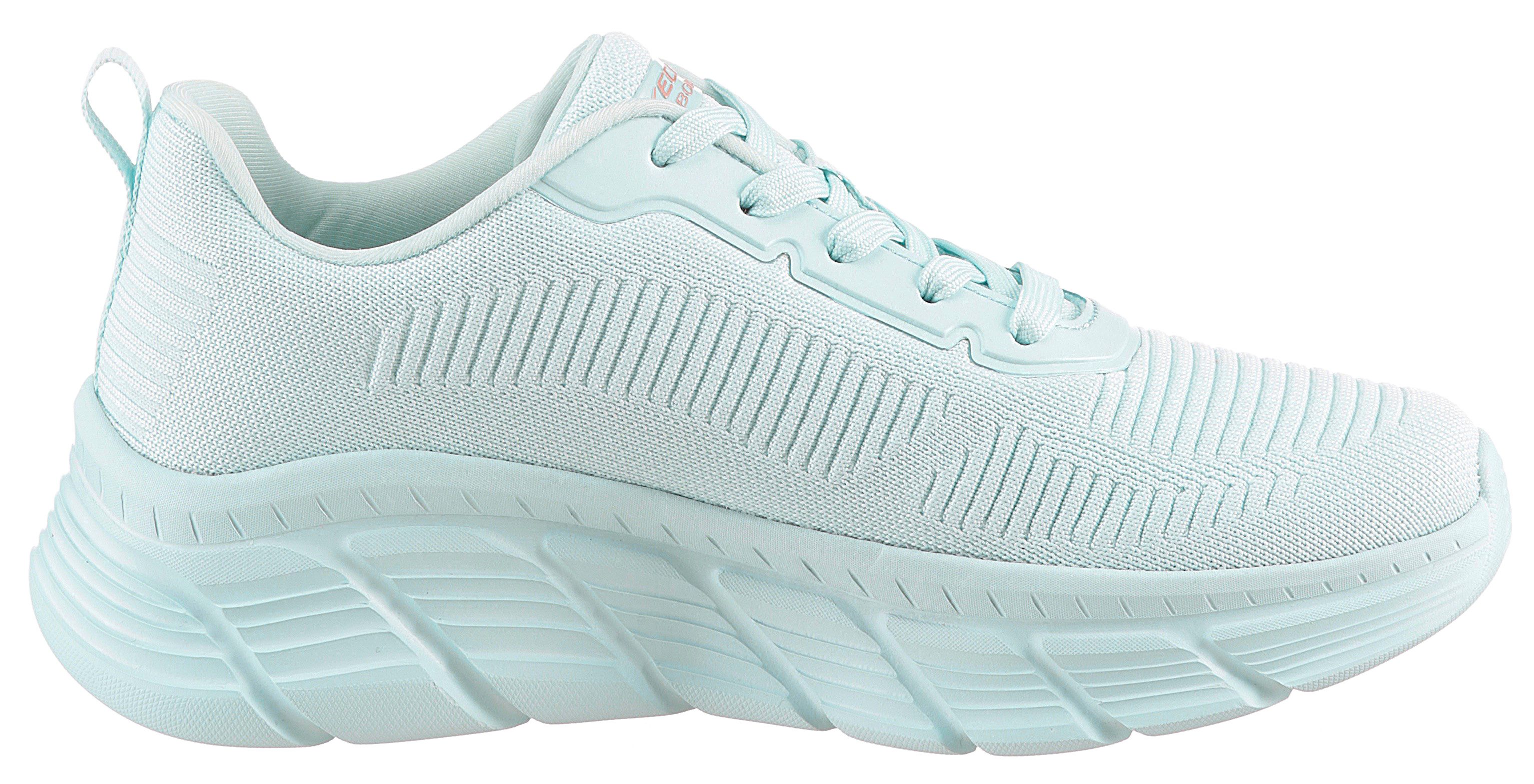 Skechers Sneakers BOBS B FLEX HI-FLYING HI , trainingsschoen, veterschoen, vrijetijdsschoen in vegan verwerking