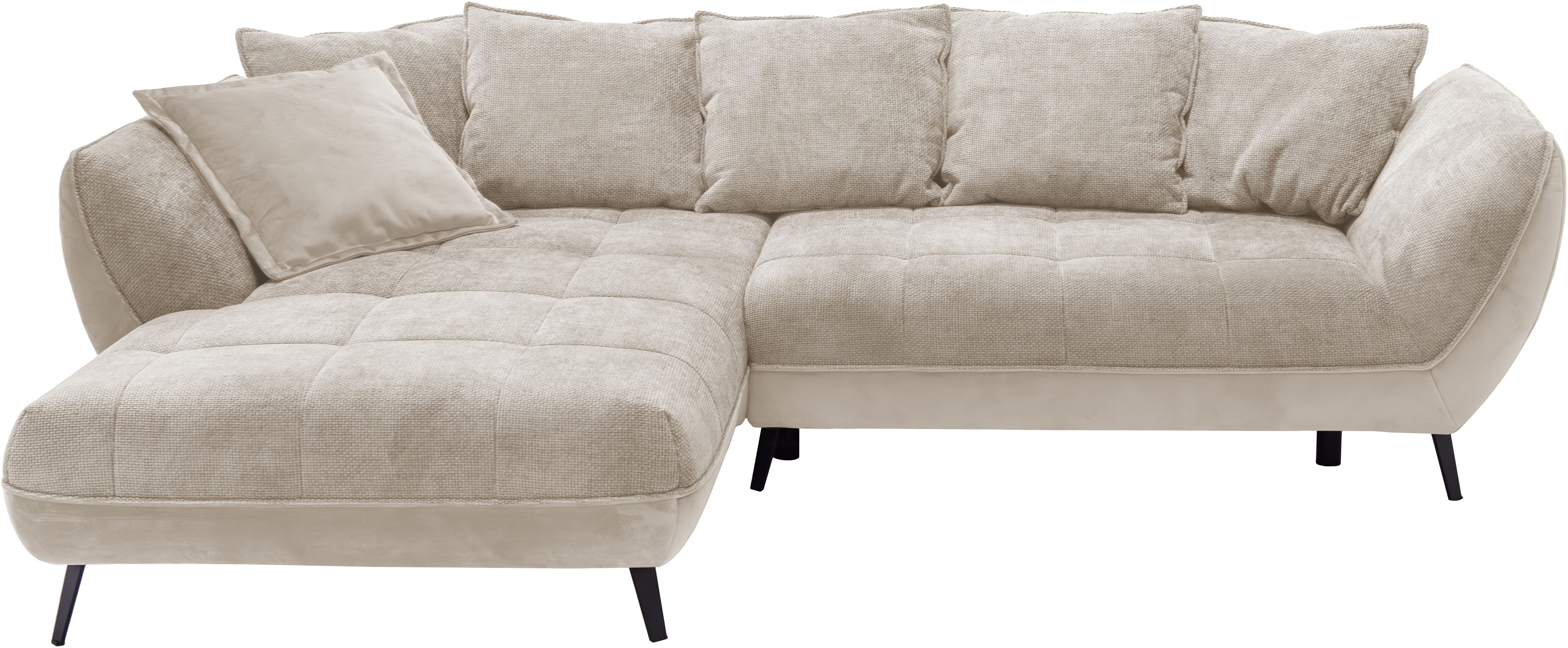 exxpo - sofa fashion Hoekbank Midway met eenvoudige Easy-Lift bedfunctie, comfortabel en modern