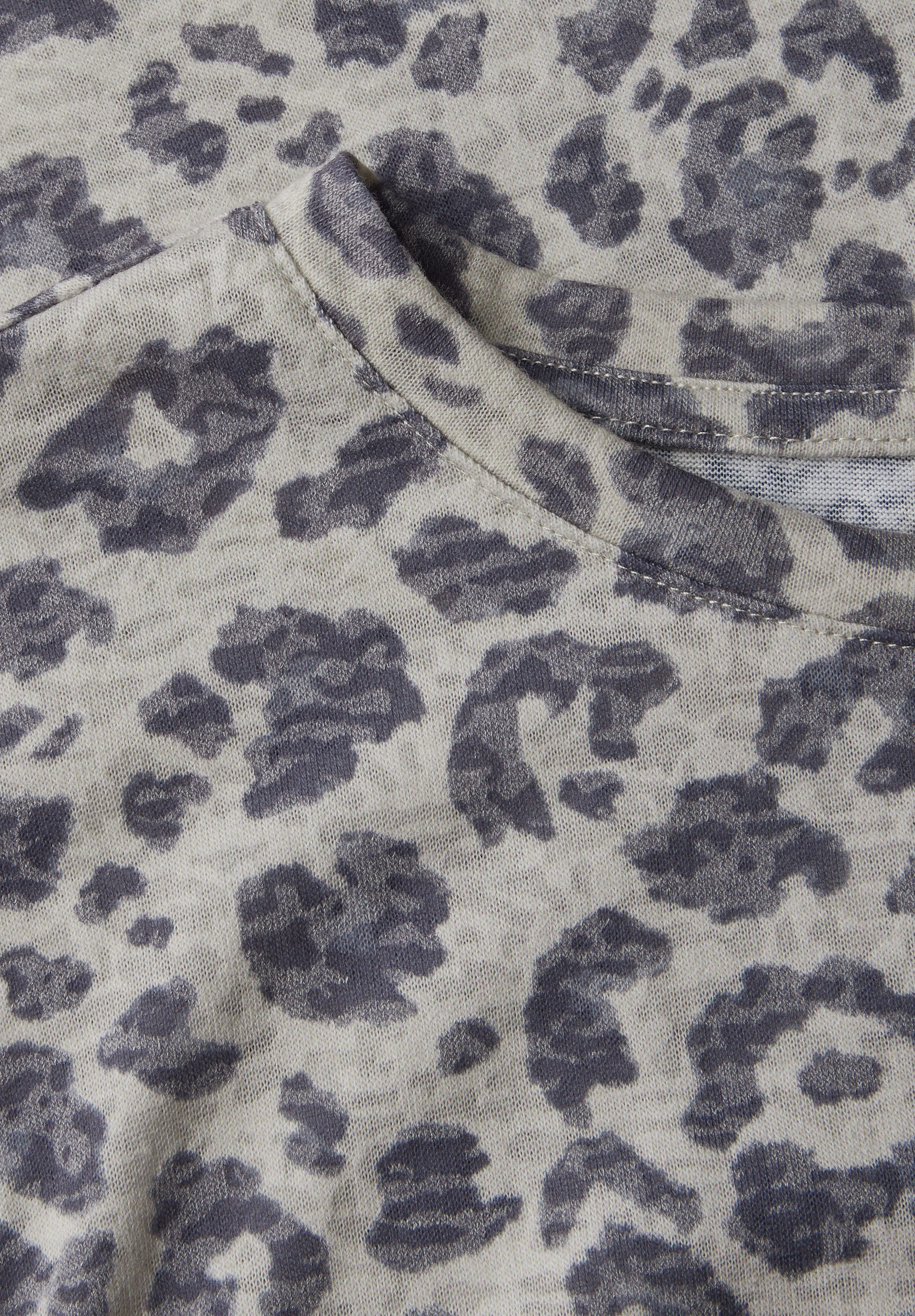 STREET ONE T-shirt met leopatroon