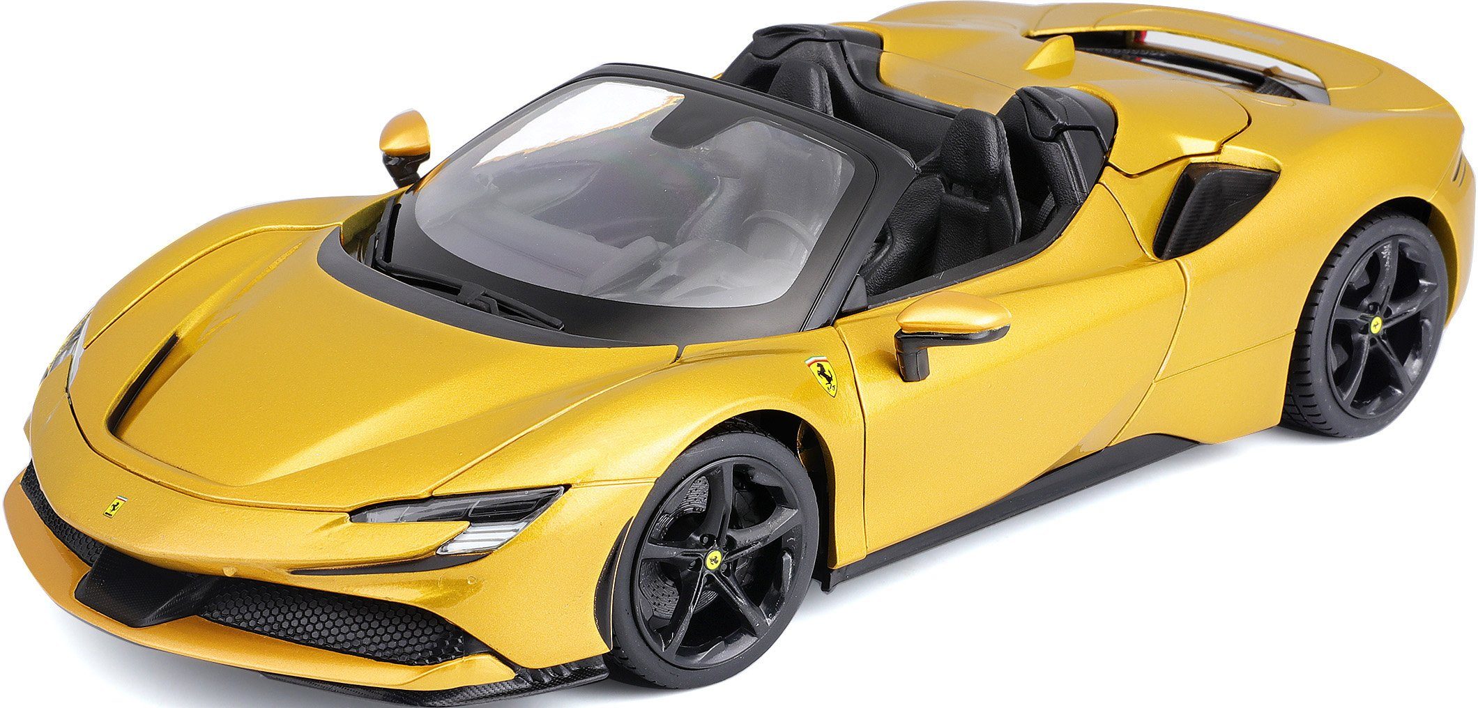 Bburago Auto op schaal Ferrari SF90 Spider, goudkleur