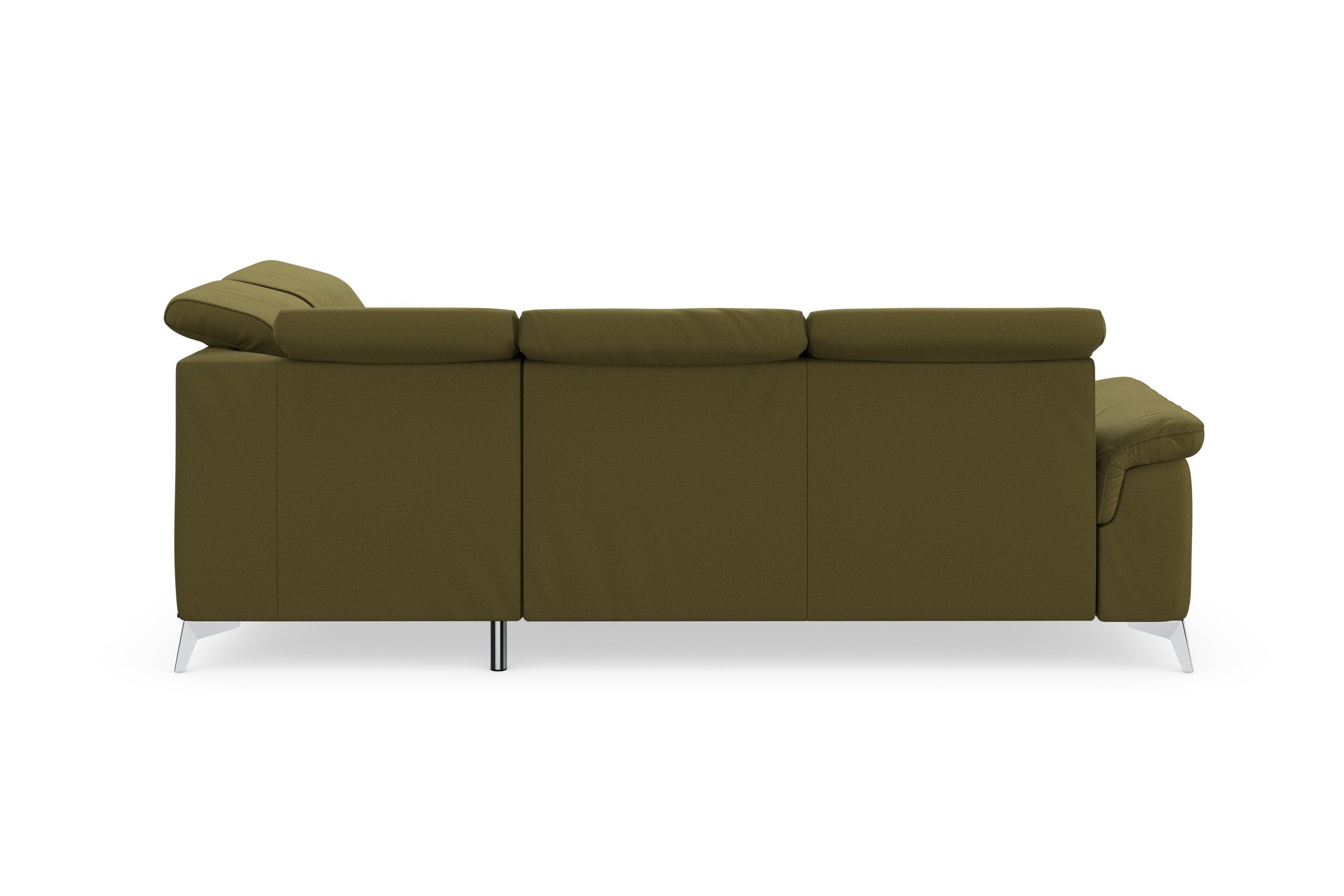 sit&more Hoekbank Sinatra L-vorm met ottomane, optioneel met verstelbare hoofdsteun en armleuning